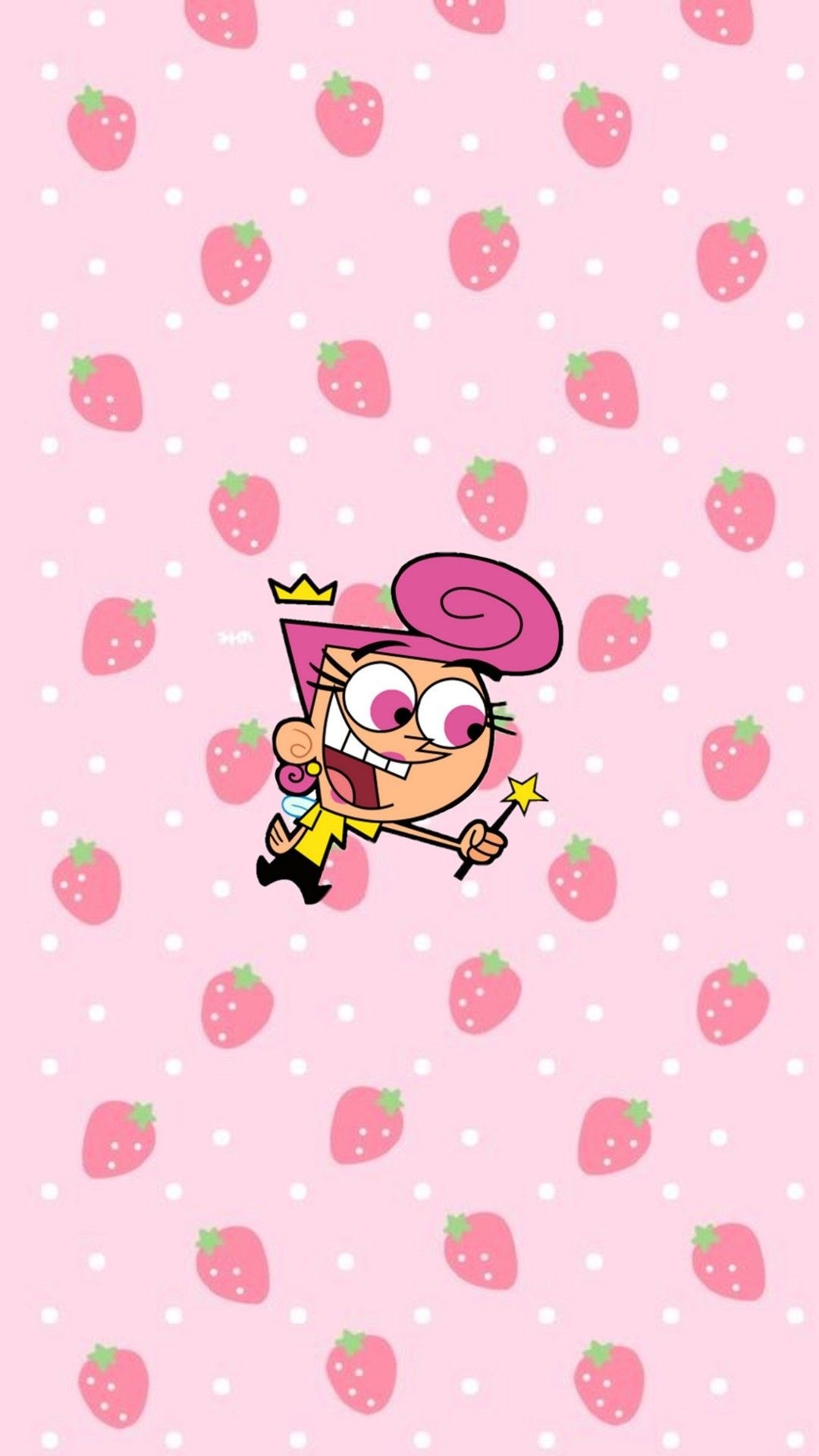 Fairly OddParents, Wanda wallpaper, Colorful backgrounds, 1080x1920 Full HD Phone