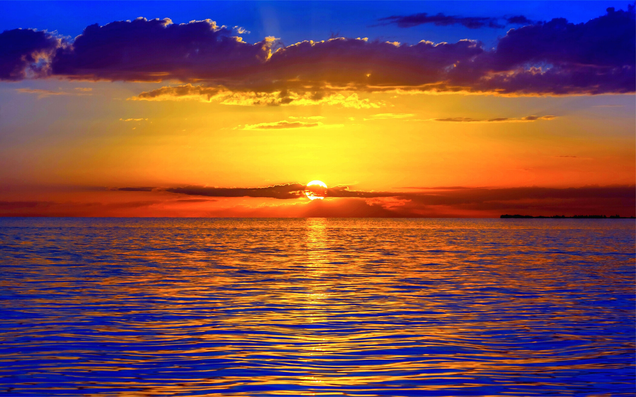 Ocean sunset beauty, Free HD wallpapers, Sunrises and sunsets, Coastal tranquility, 2100x1320 HD Desktop