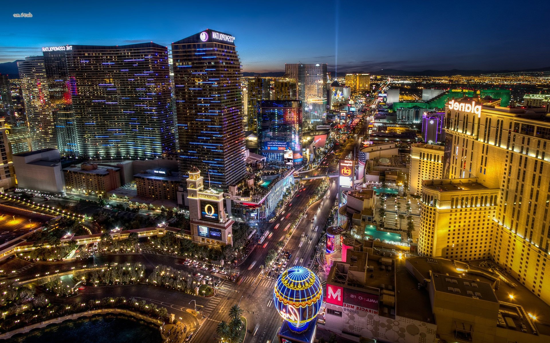 Las Vegas Strip, Cool wallpaper, Captivating view, Christopher Tremblay, 1920x1200 HD Desktop