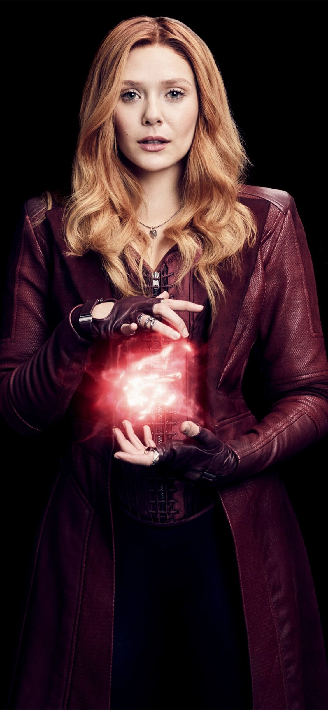 Avengers: Infinity War, Scarlet Witch Wallpaper, 1130x2440 HD Phone