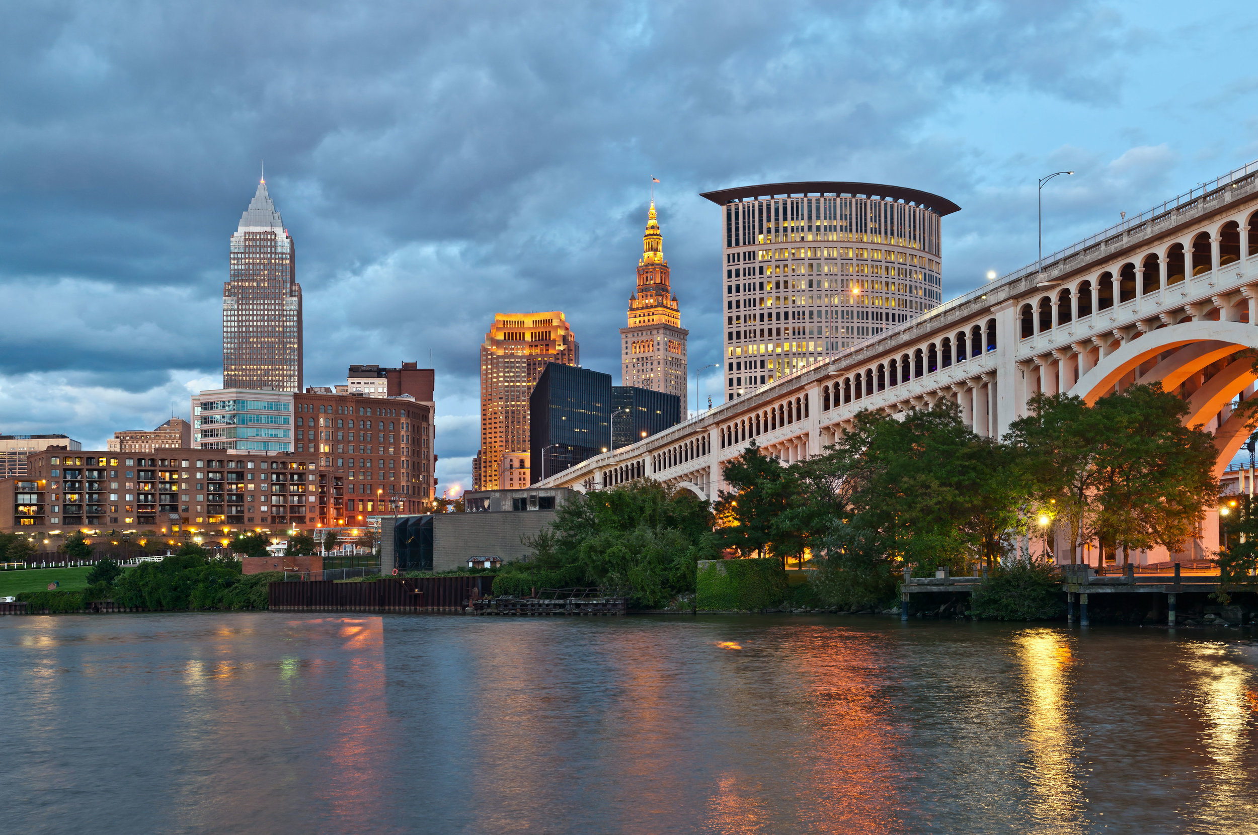 Cleveland Skyline, Framed art, Decorating services, Big Picture Cleveland, 2500x1660 HD Desktop