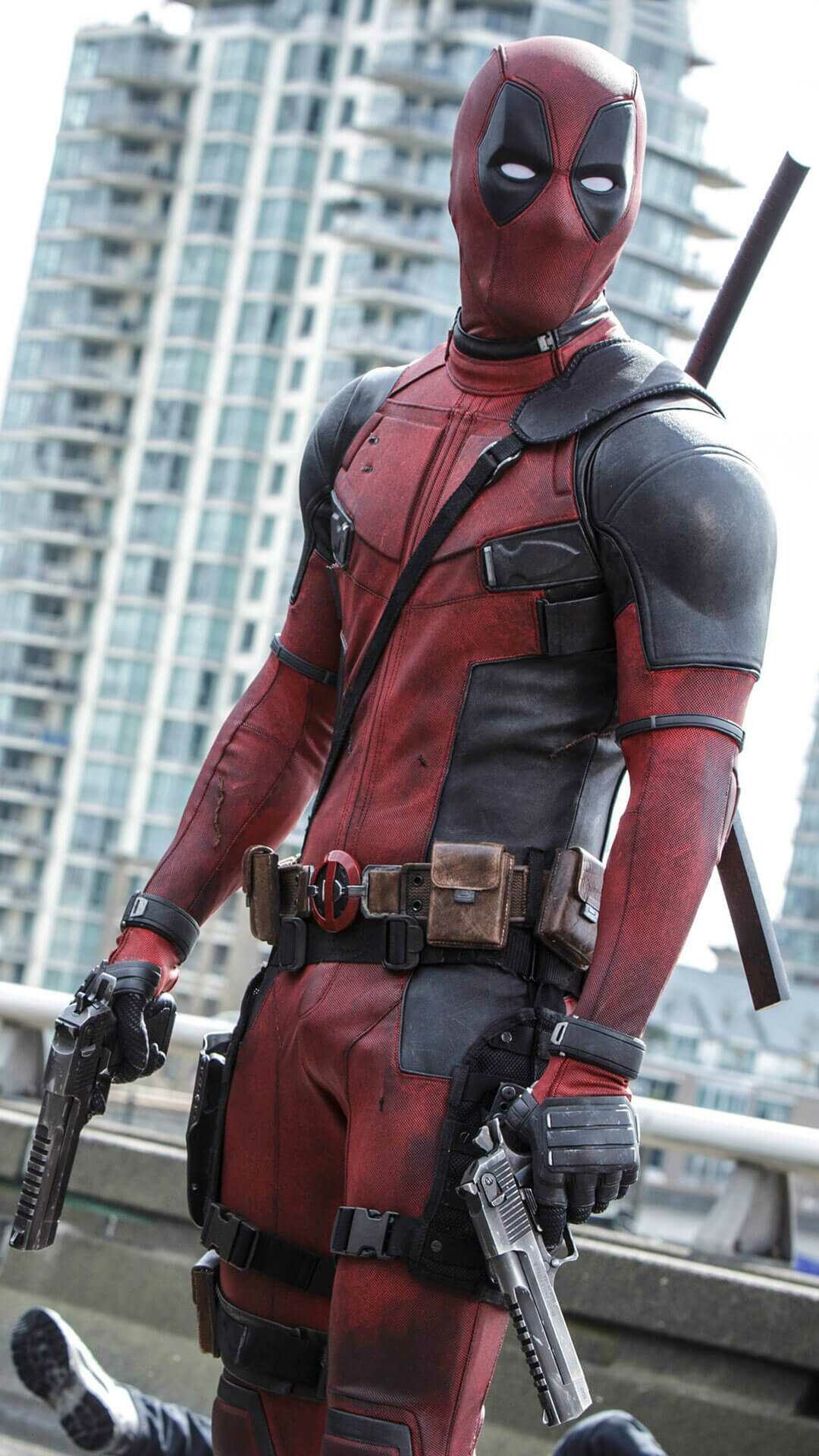 Deadpool, Idlewp's wallpaper, Deadpool's anti-hero style, Dynamic and captivating, 1080x1920 Full HD Phone