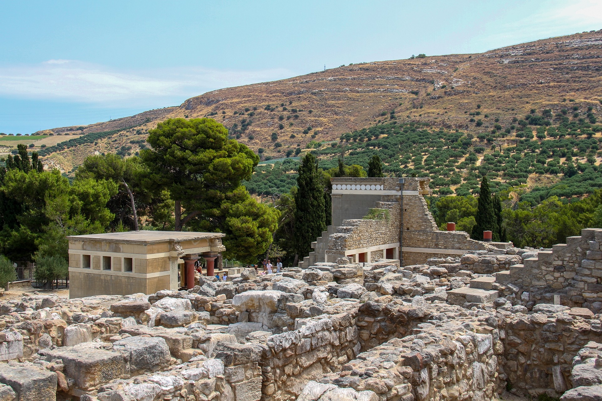 Knossos Palace, Mediterranean charm, Island paradise, Archaeological wonder, 1920x1280 HD Desktop