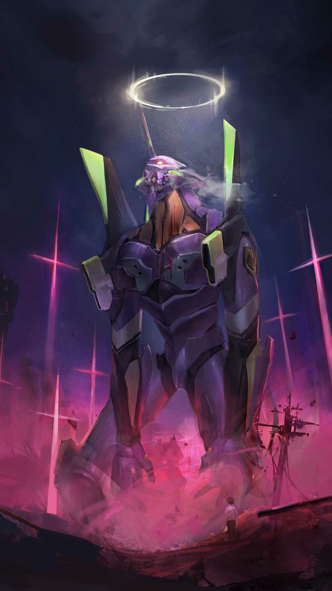 Evangelion wallpaper, 1080x1920 Full HD Phone