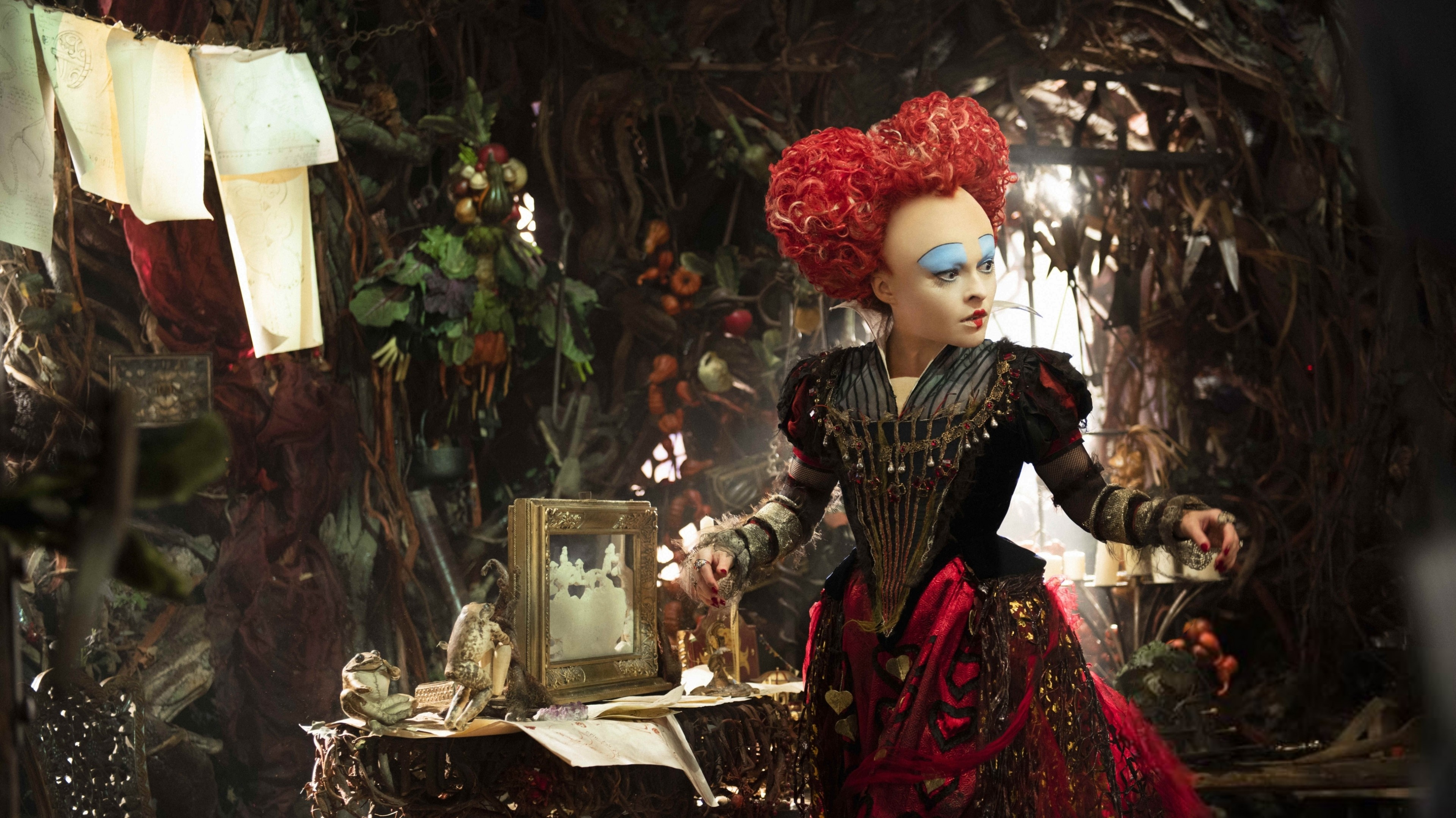 Alice, Looking Glass, Helena Bonham Carter, Movies, 3840x2160 4K Desktop