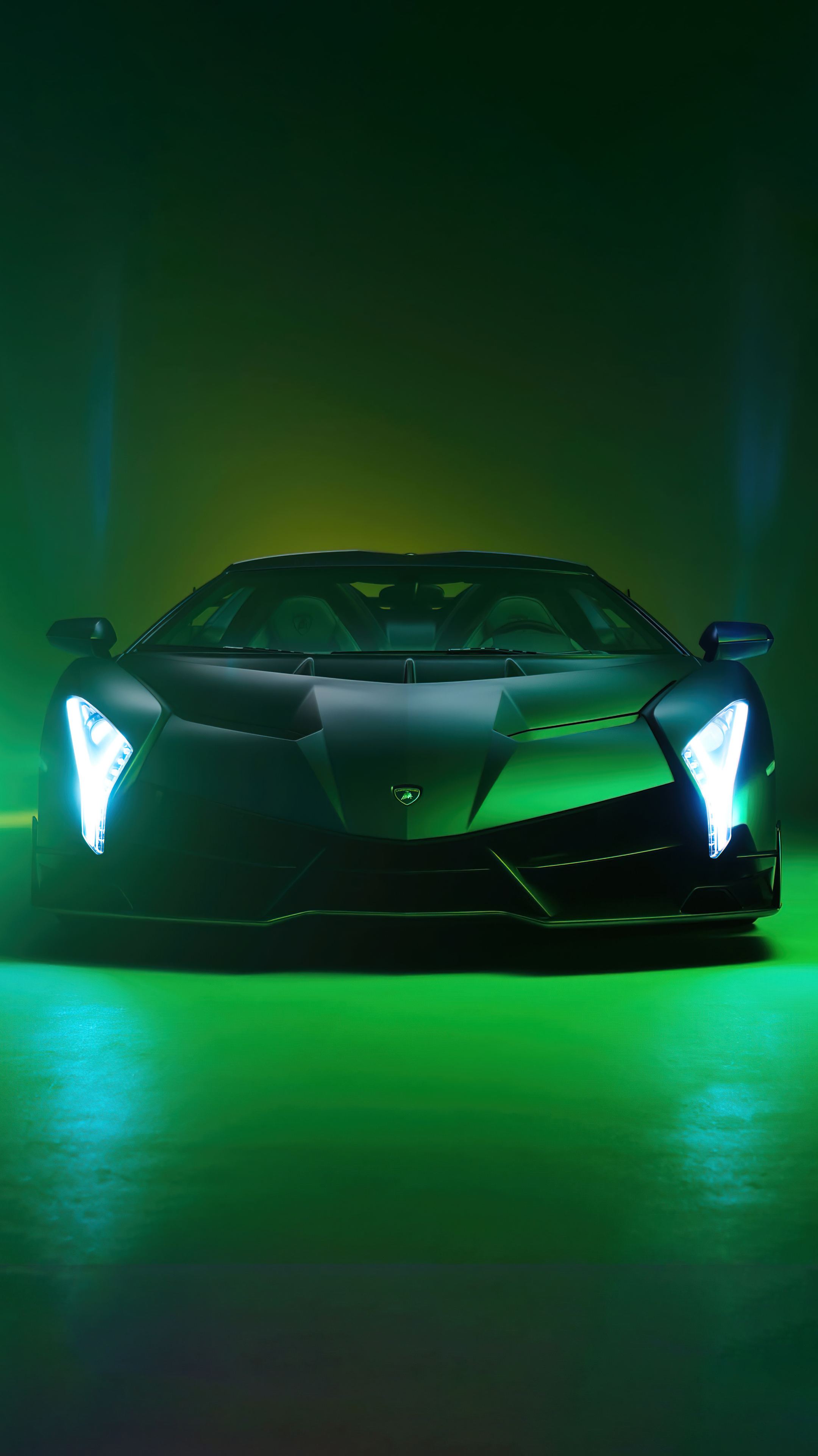 Lamborghini Veneno, Roadster beauty, 5K wallpaper, Automotive masterpiece, 2160x3840 4K Phone