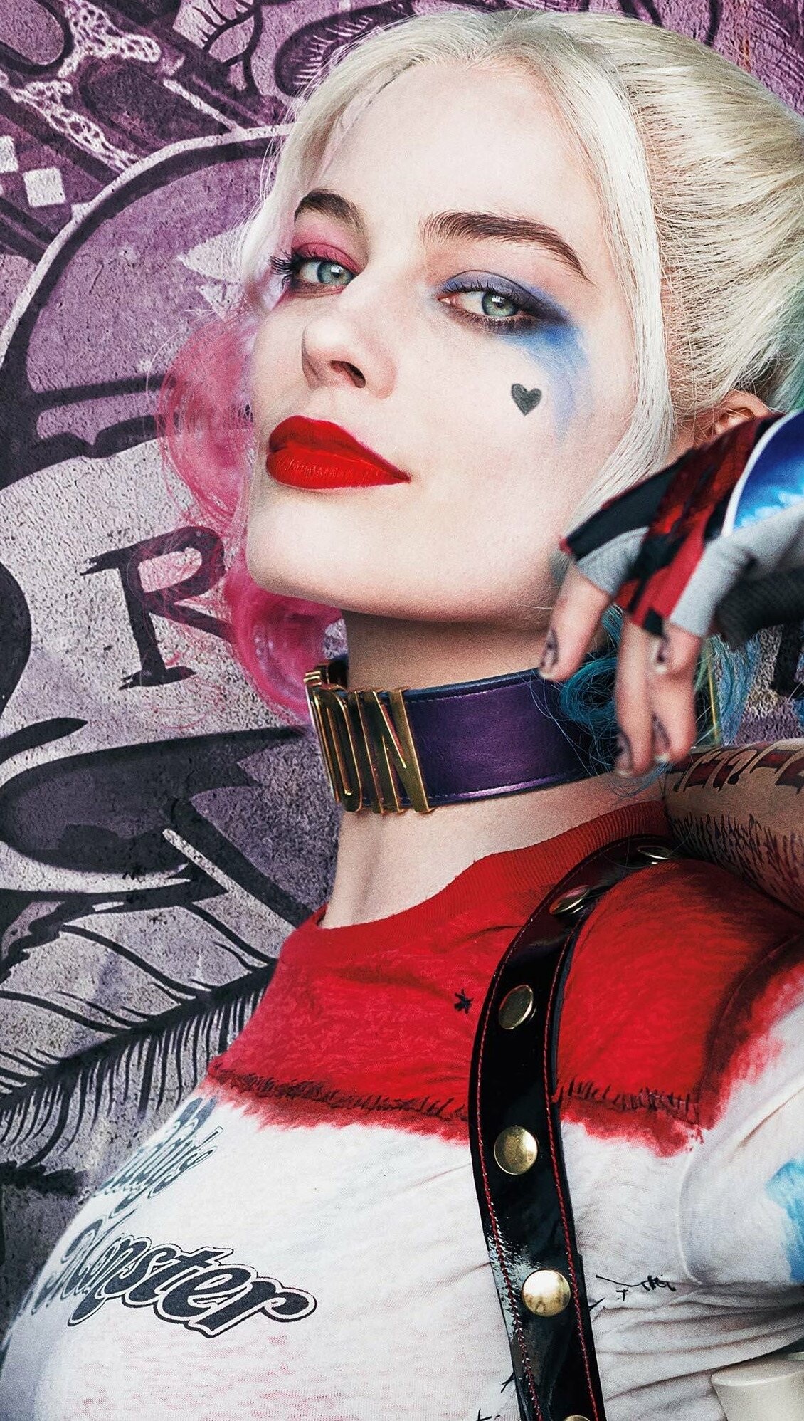 Suicide Squad, Margot Robbie as Harley Quinn, Memorable character portrayal, Iconic wallpaper, 1130x2000 HD Phone