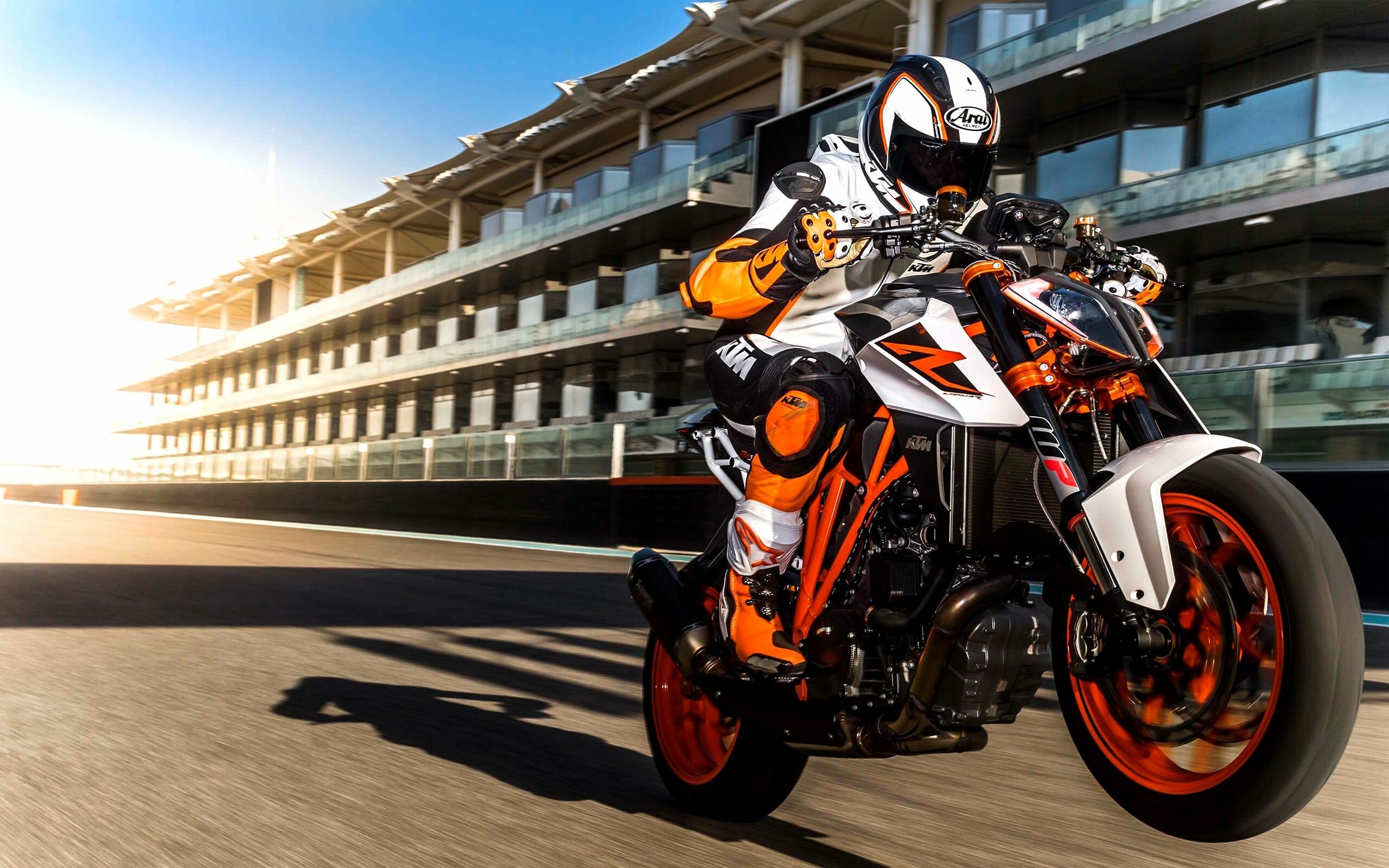 KTM motorcycles, 4K HD, KTM Super Duke, Fast bikes, 2560x1600 HD Desktop