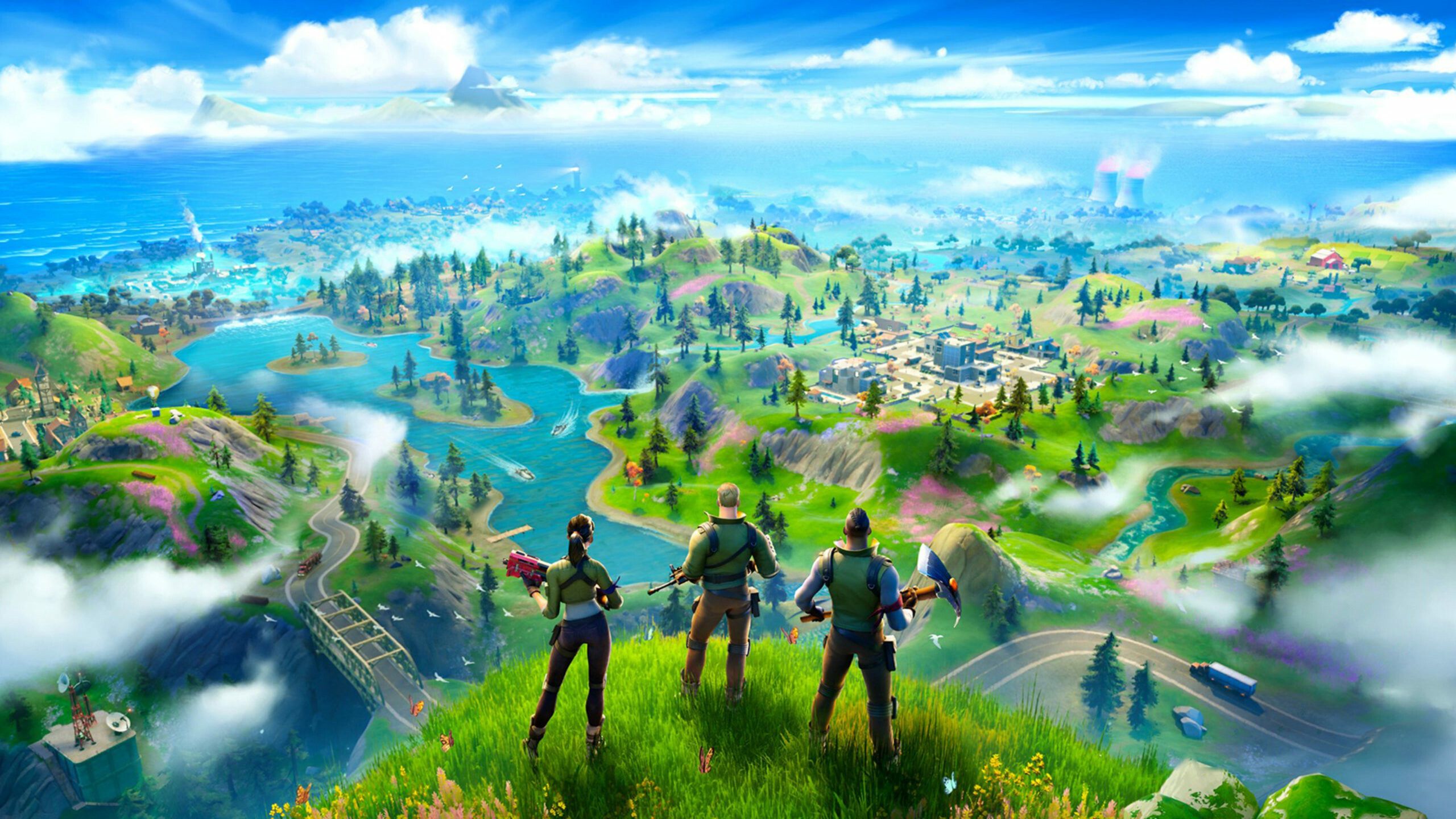 Fortnite Wallpaper 4K, Crystal-clear resolution, Detailed artwork, Desktop perfection, 2560x1440 HD Desktop