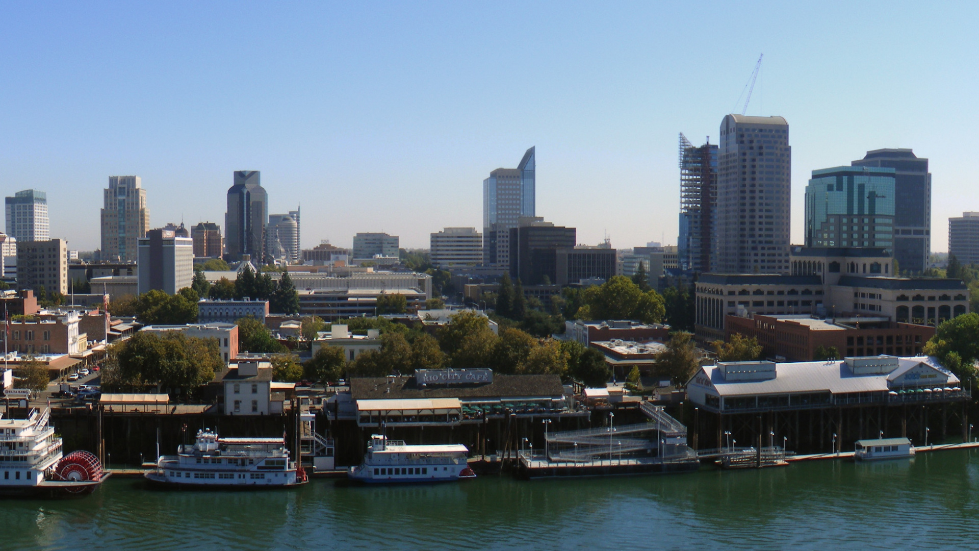 Sacramento, Skyline, Old SAC, HD wallpaper, 1920x1080 Full HD Desktop