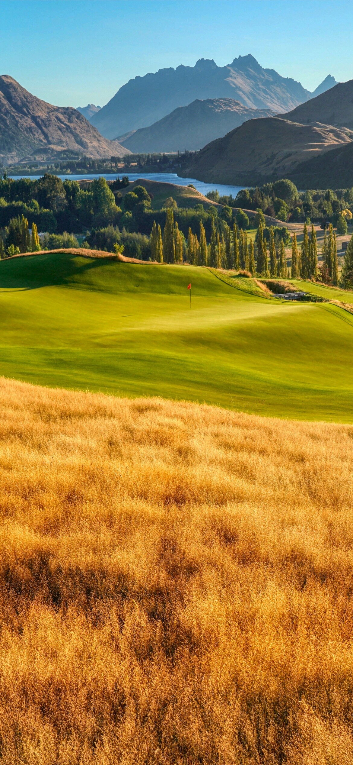 Golf, Course, Landscape, Nature, 1170x2540 HD Phone