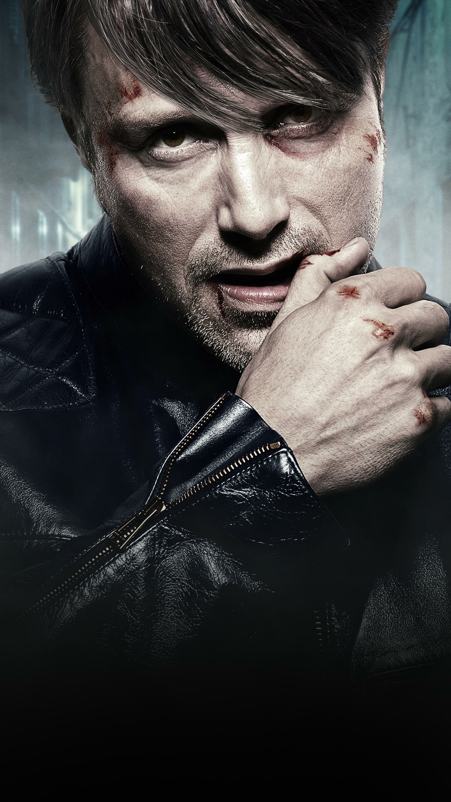 Hannibal's presence, Terrifying elegance, Dark obsession, Captivating imagery, 1540x2740 HD Phone