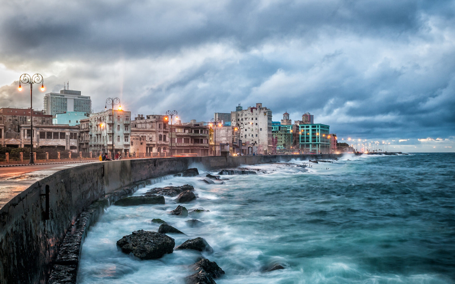 Malecon, Cuba Wallpaper, 1920x1200 HD Desktop