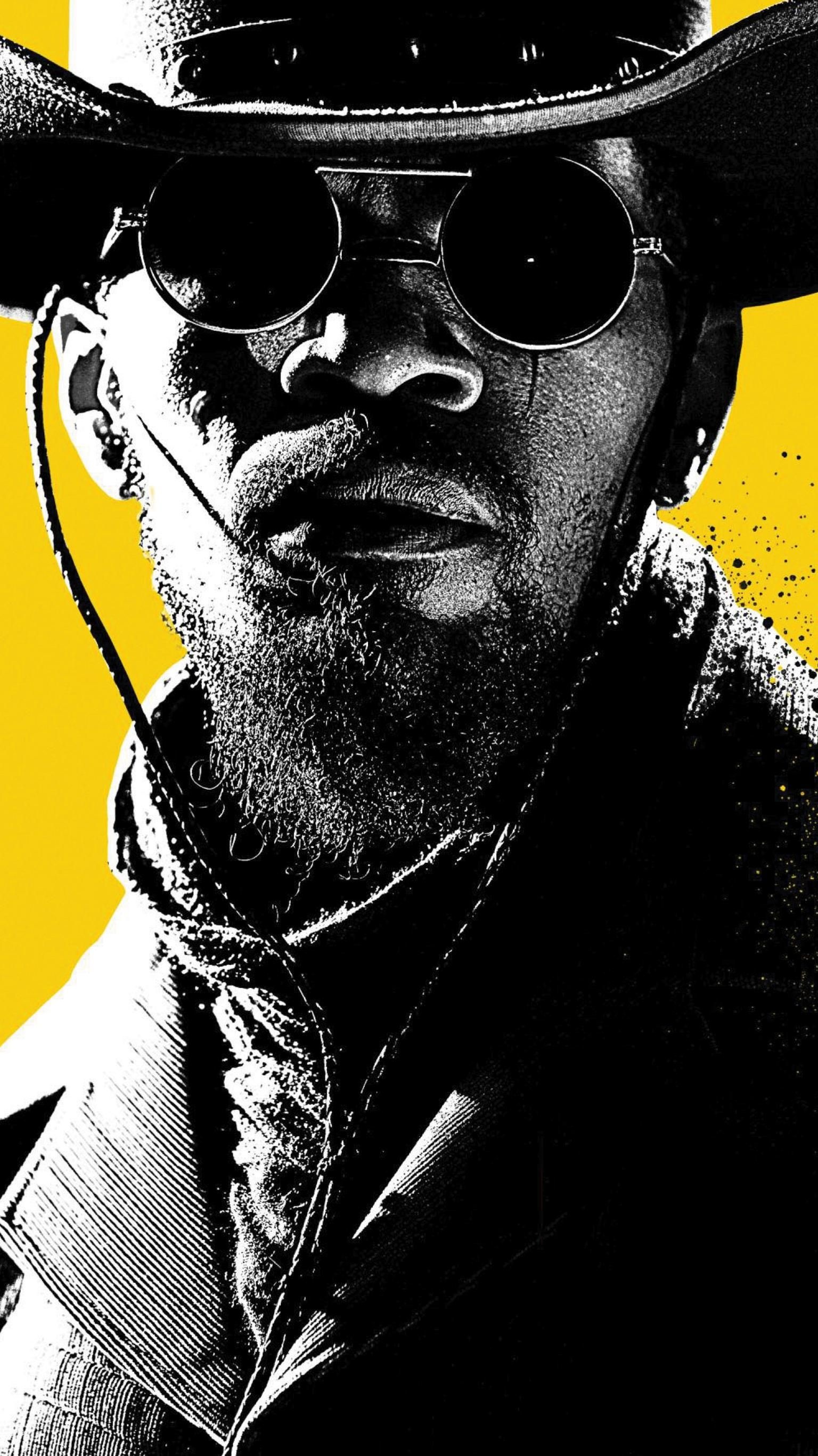 Django Unchained, Black cowboy ideas, Tarantino movies, Movie art, 1540x2740 HD Phone