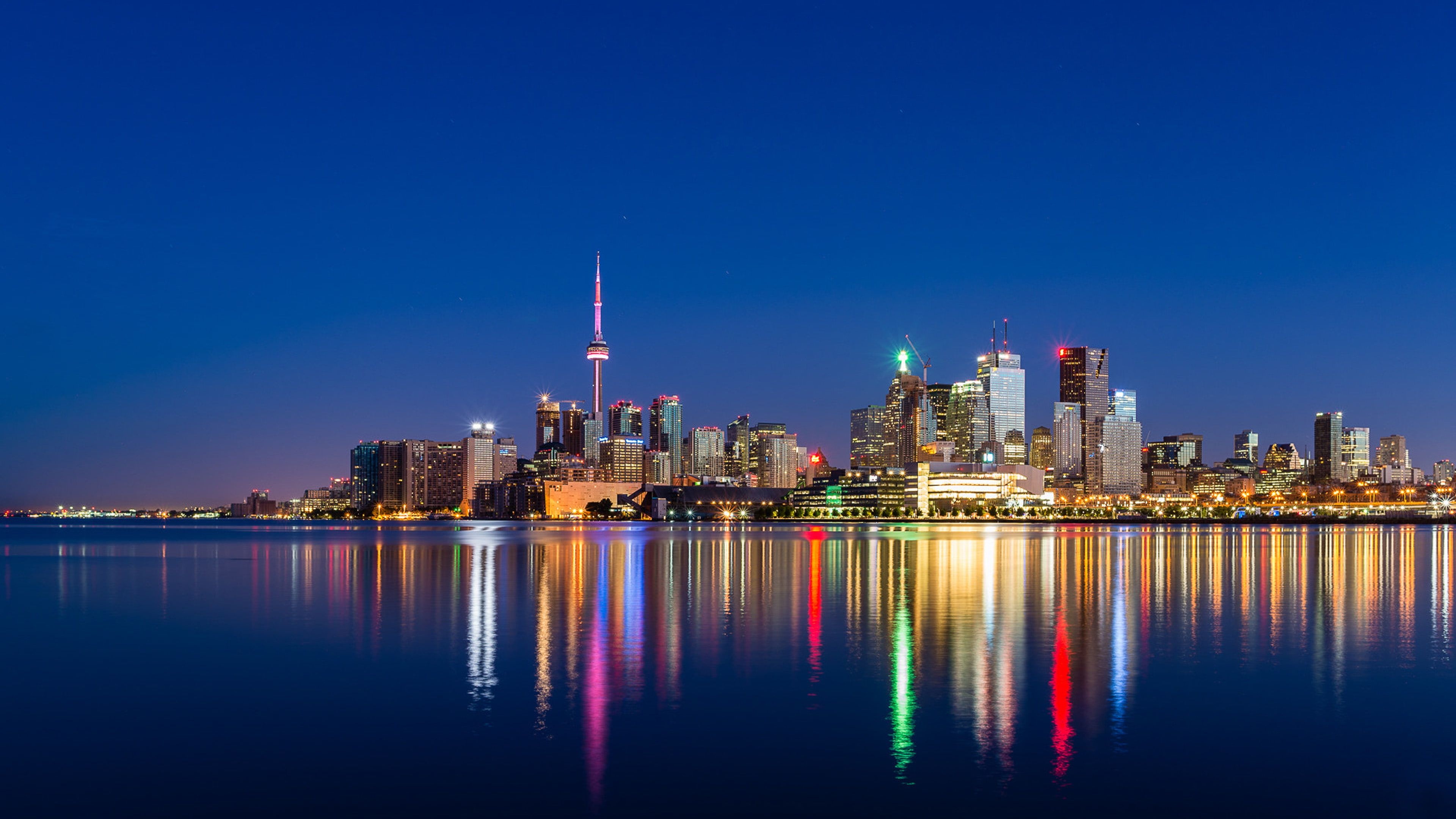 Reflection, Toronto Skyline Wallpaper, 3840x2160 4K Desktop