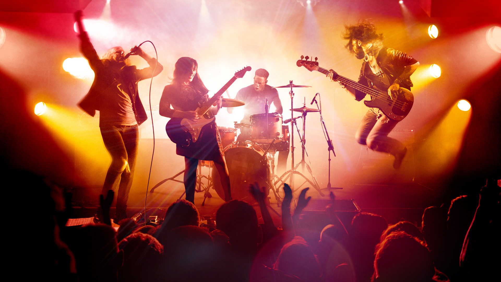 Rock band, Musical experience, Energetic performances, Genre exploration, 1920x1080 Full HD Desktop