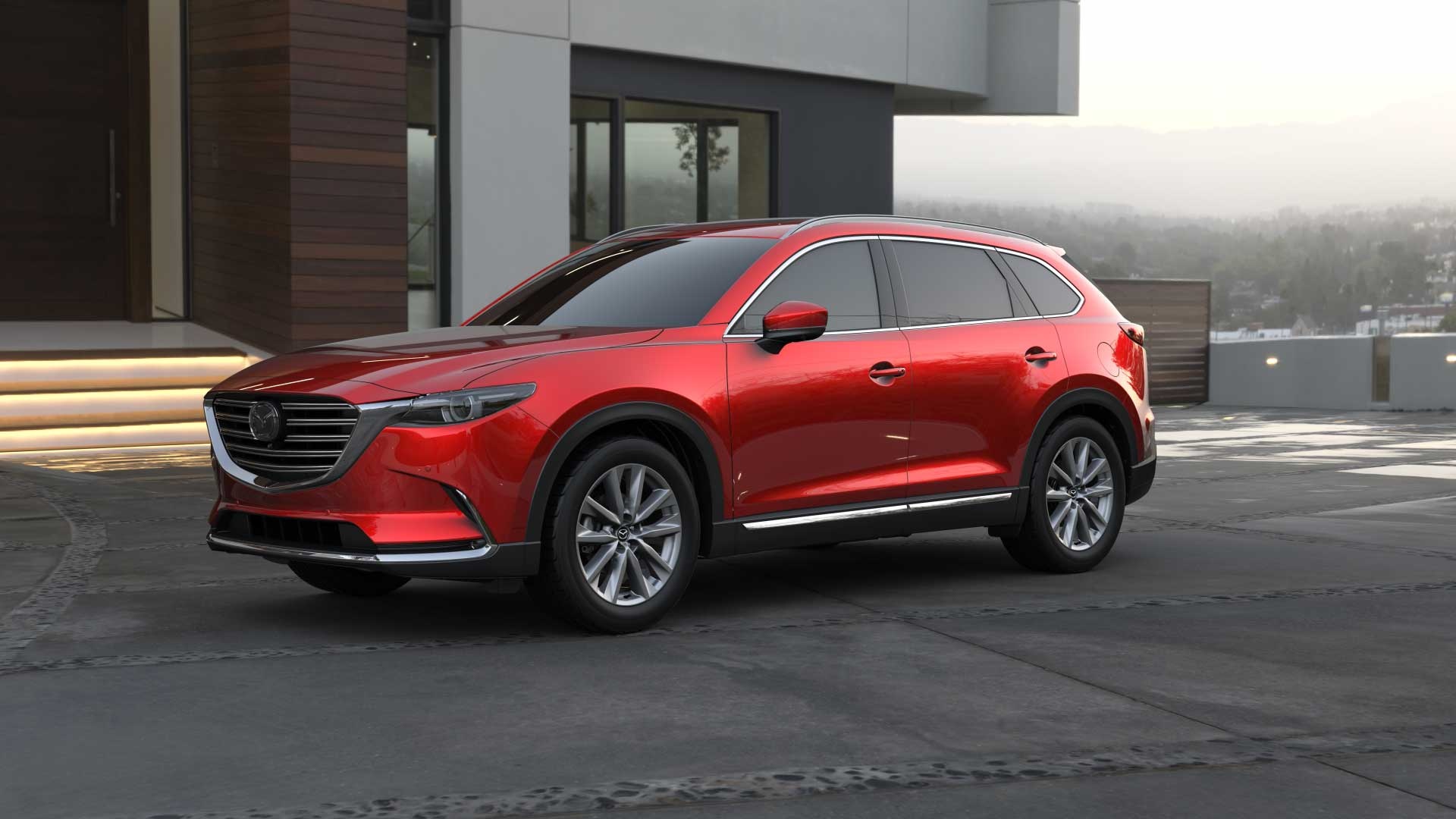 Mazda CX-9, Latest model, Premium SUV, Luxurious experience, 1920x1080 Full HD Desktop