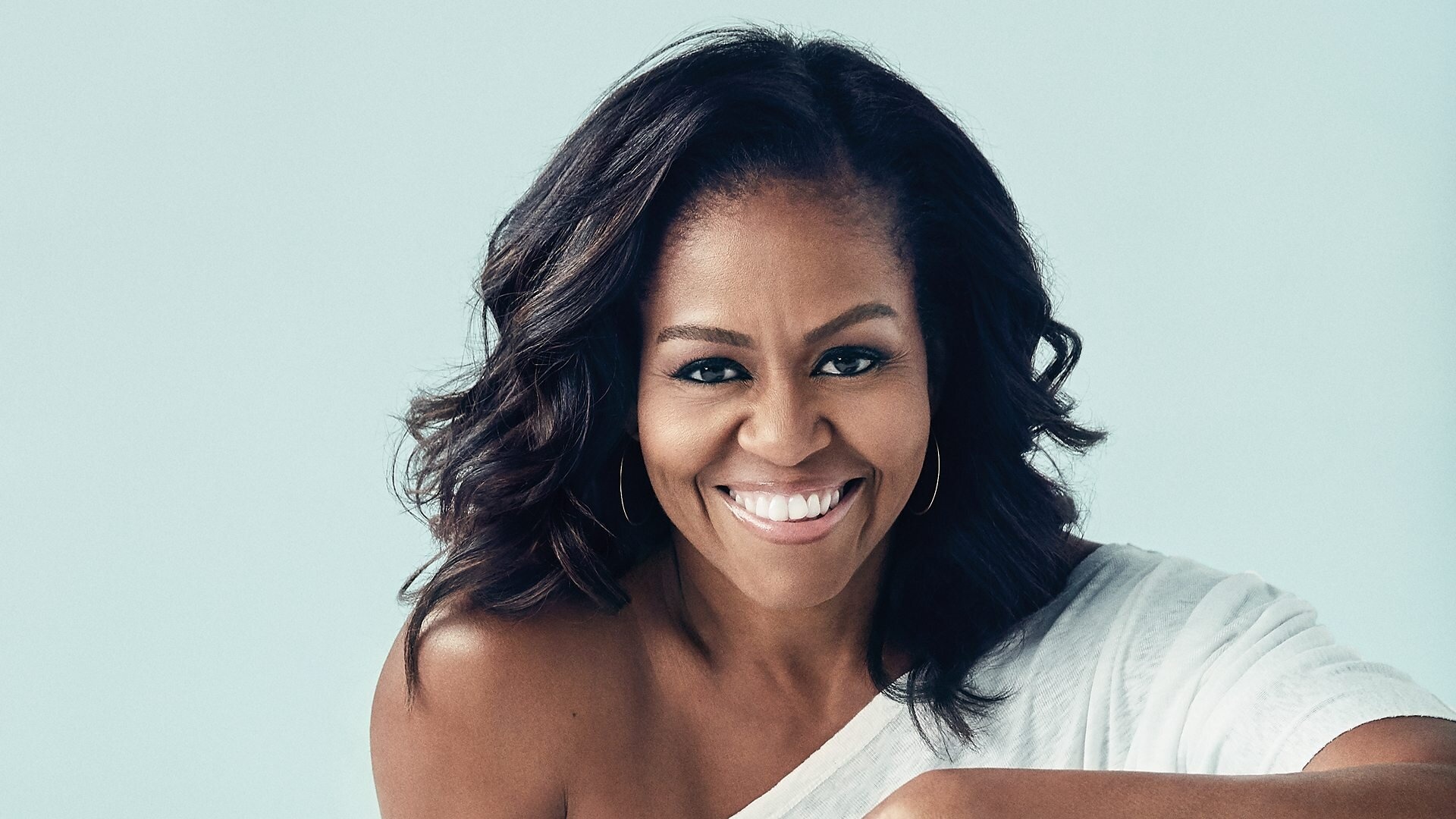 Becoming, Michelle Obama Wallpaper, 1920x1080 Full HD Desktop