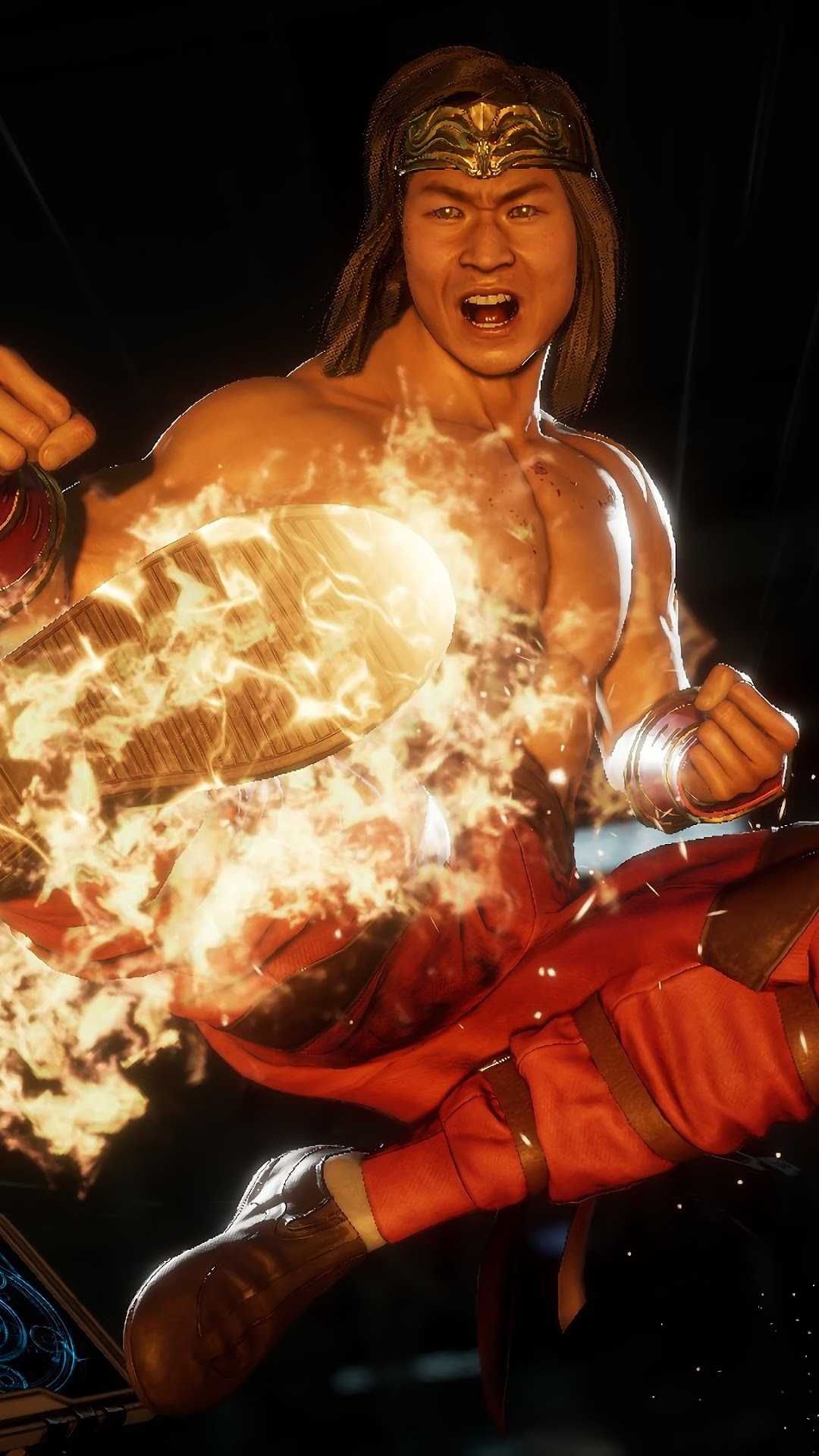 Liu Kang, Mortal Kombat revenant, iPhone wallpaper, Stunning artwork, 1080x1920 Full HD Phone