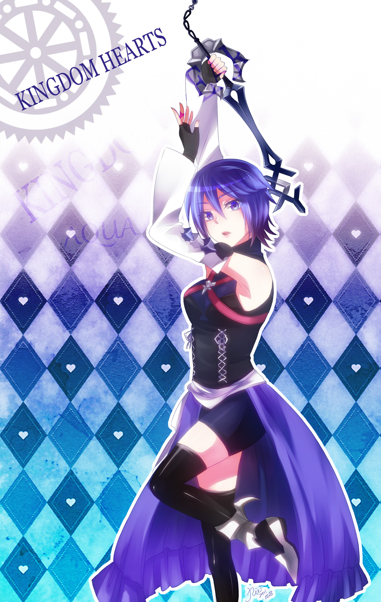 Aqua, Kingdom Hearts, Gaming, Ethereal beauty, 1290x2040 HD Phone