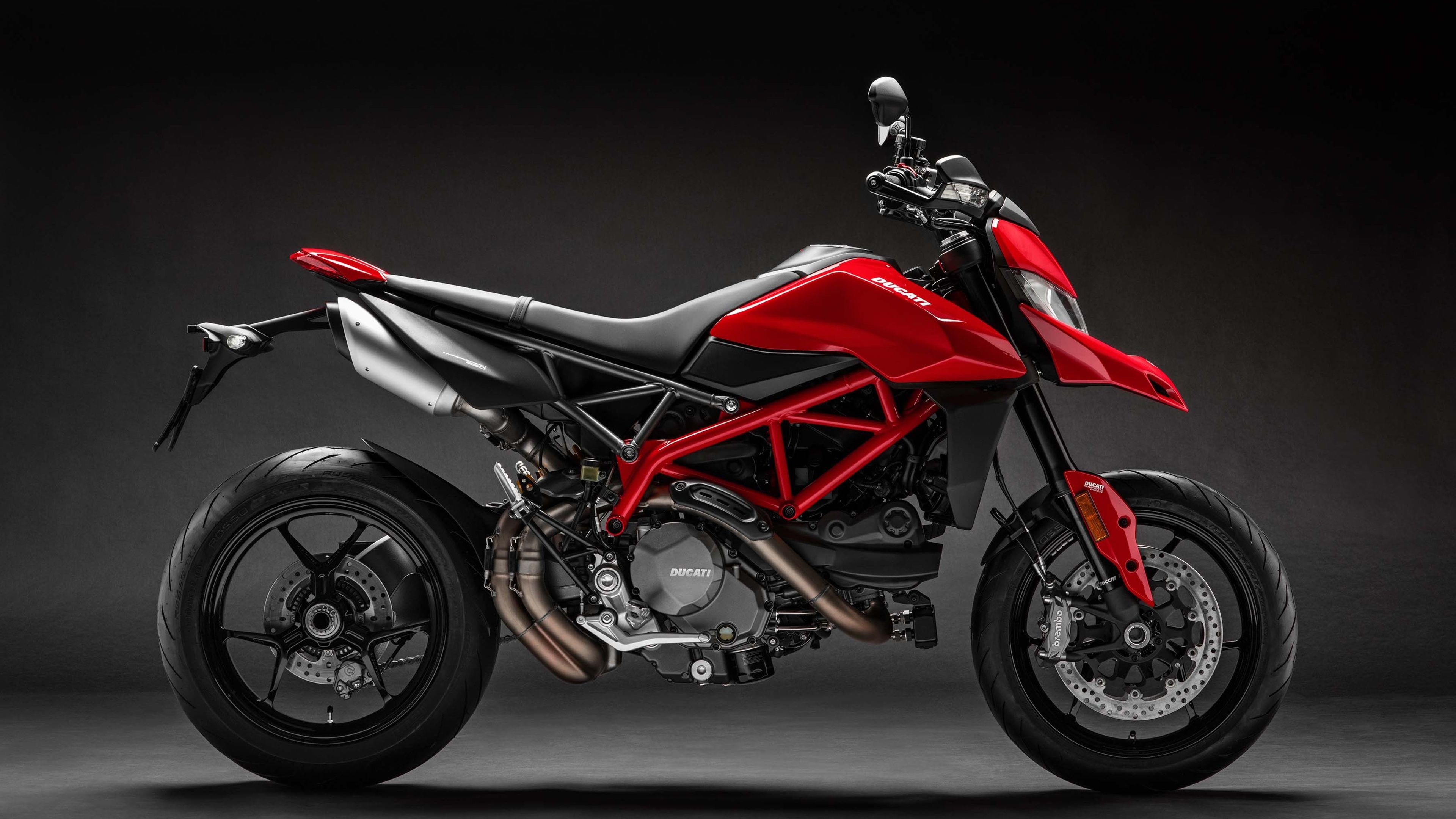 Right Side, Ducati Hypermotard 950 Wallpaper, 3840x2160 4K Desktop