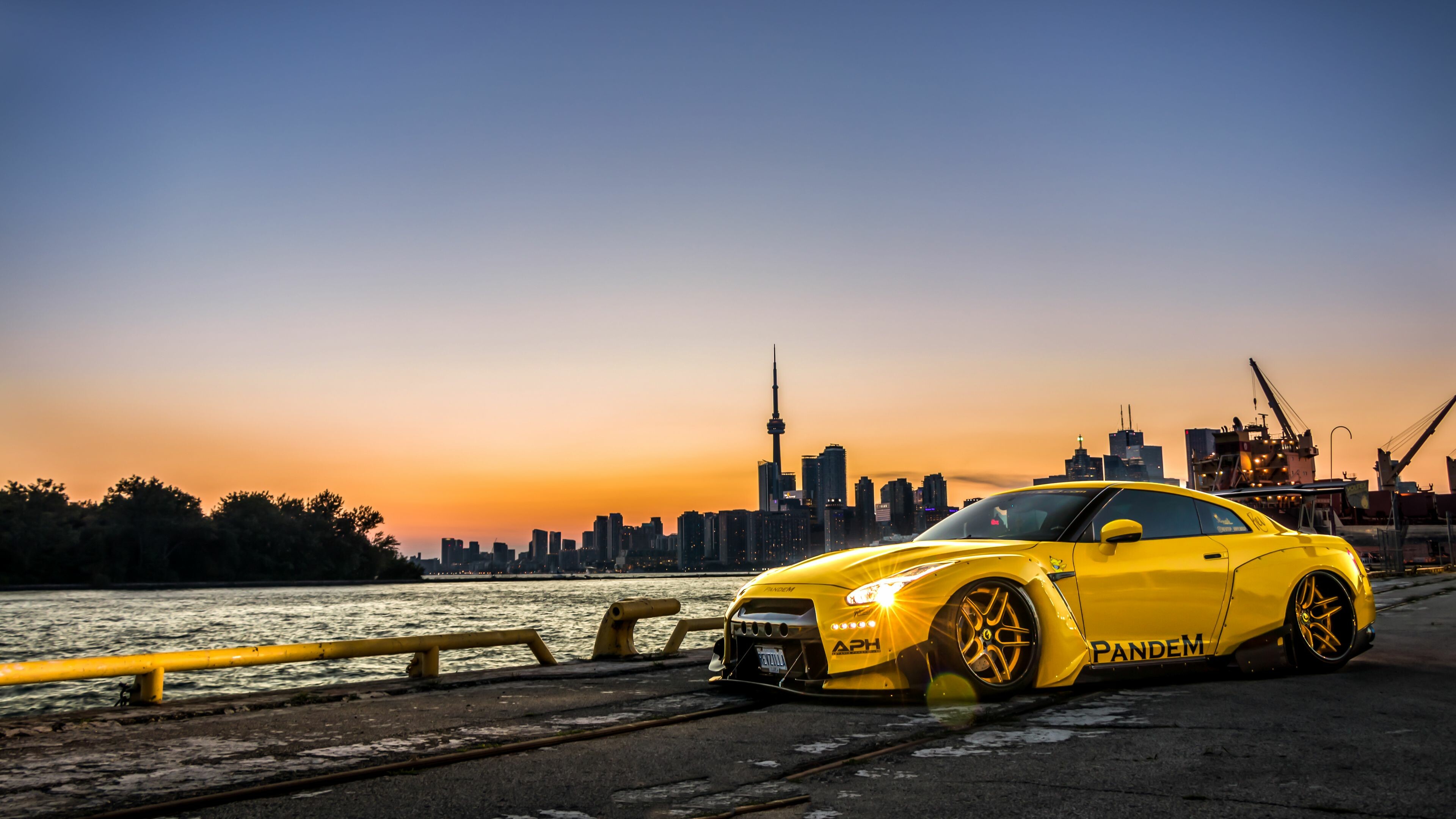 Nissan GTR, Canadian beauty, Stunning visuals, GTR power, 3840x2160 4K Desktop