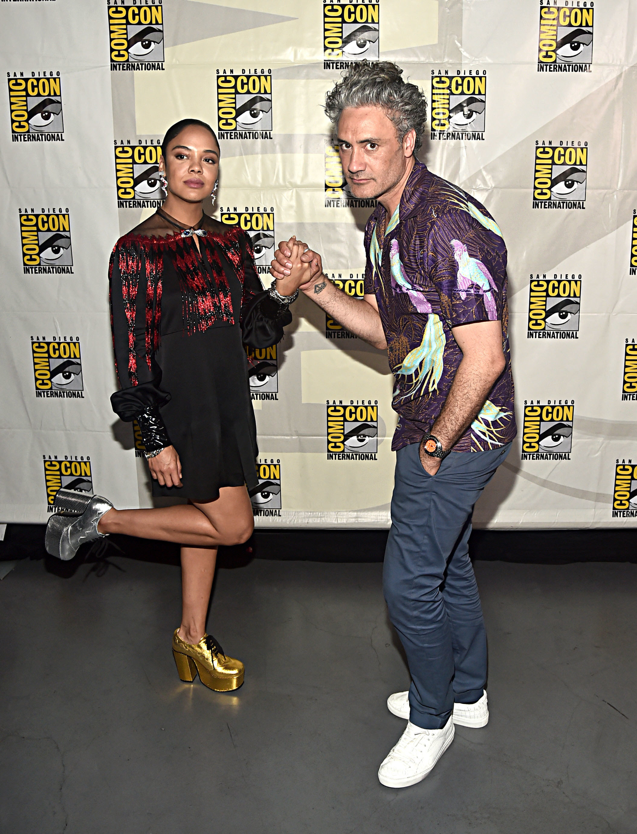 Rita Ora, Taika Waititi, Kissing Tessa Thompson, 2110x2760 HD Phone