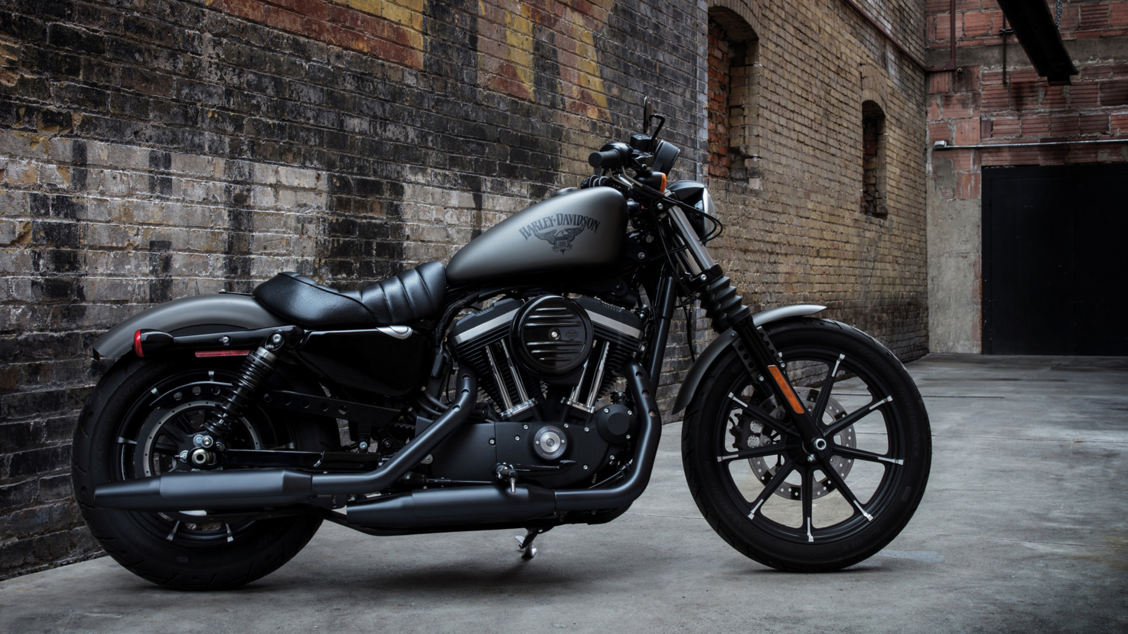 Sportster Iron 883 2018, Harley Bikes Wallpaper, 3840x2160 4K Desktop