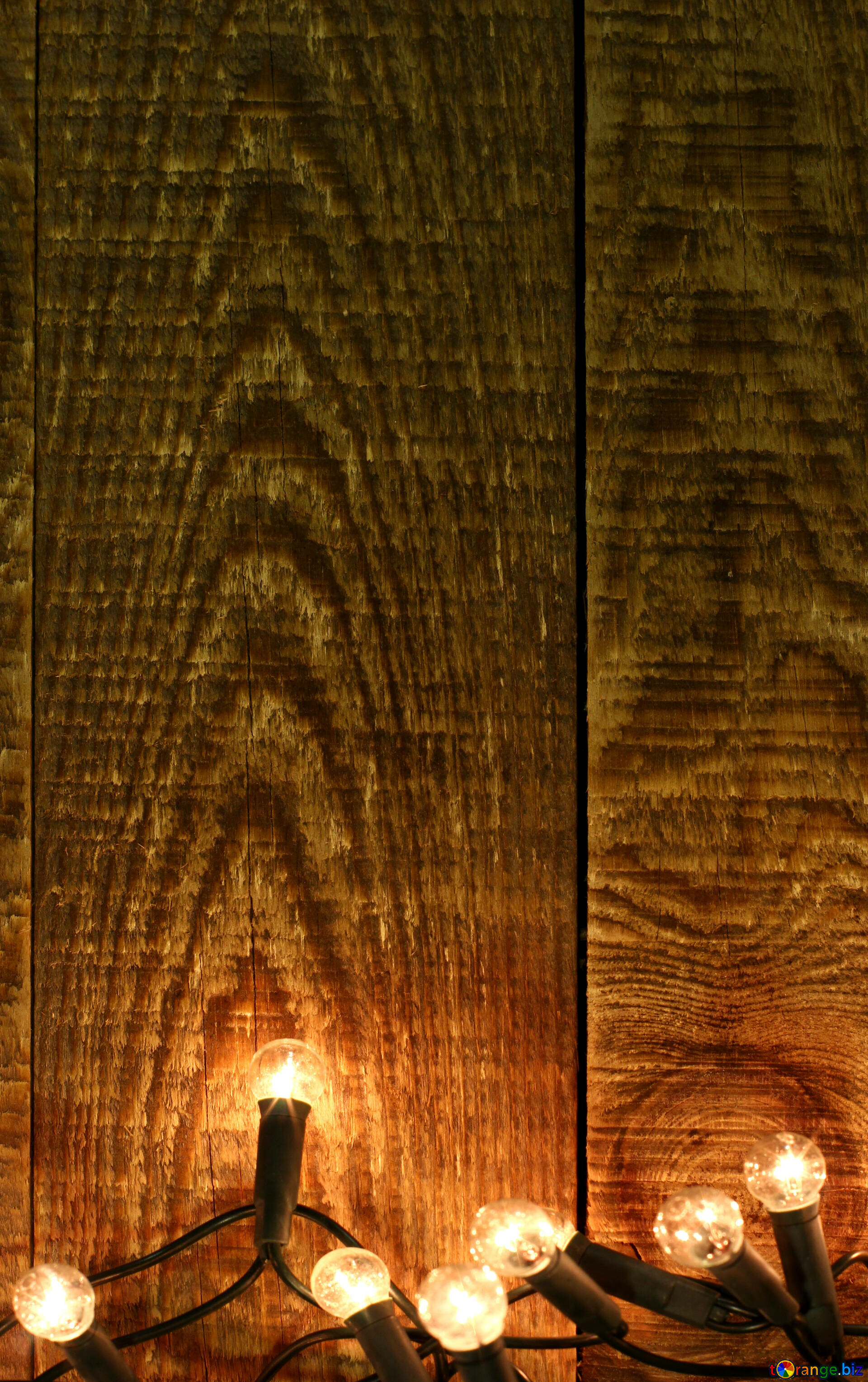 New Year garland, Wooden wall, Christmas illumination, Night shine, 1920x3060 HD Phone