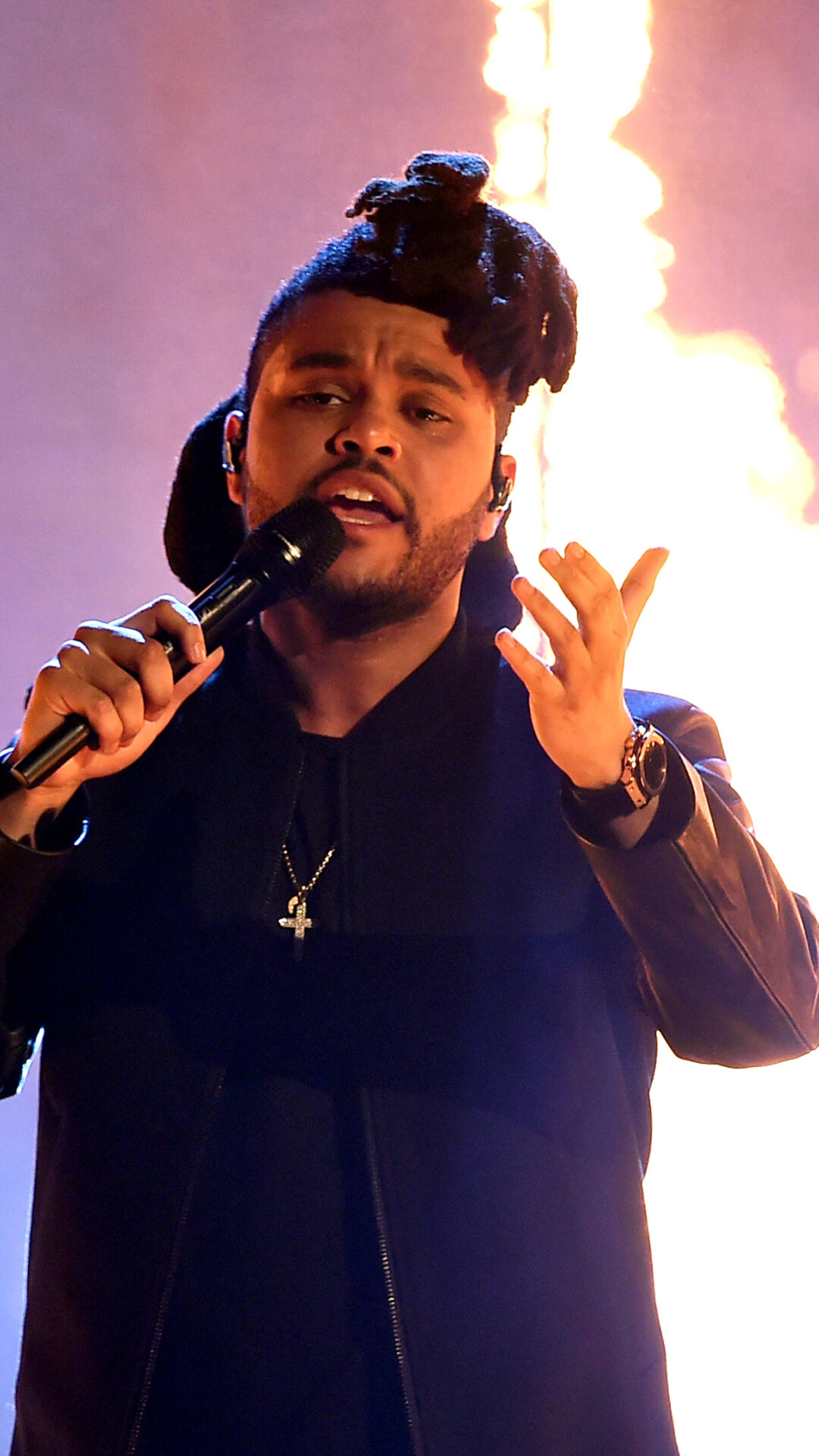 The Weeknd, Captivating performance, High definition wallpaper, Spectacular visuals, 1080x1920 Full HD Phone