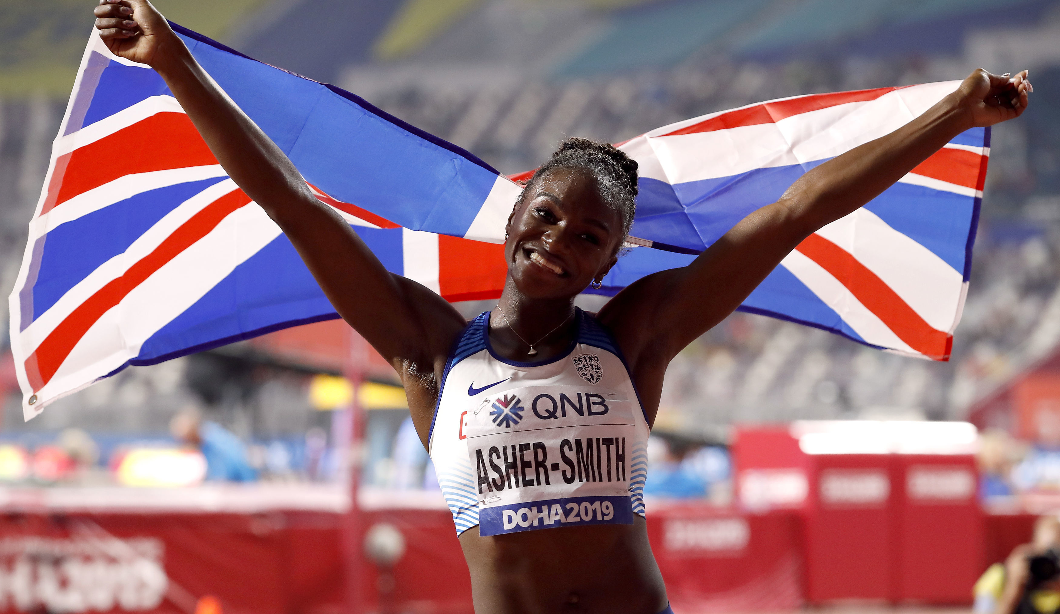 Dina Asher-Smith, Nervous wreck, Spoty 2019, 3500x2030 HD Desktop