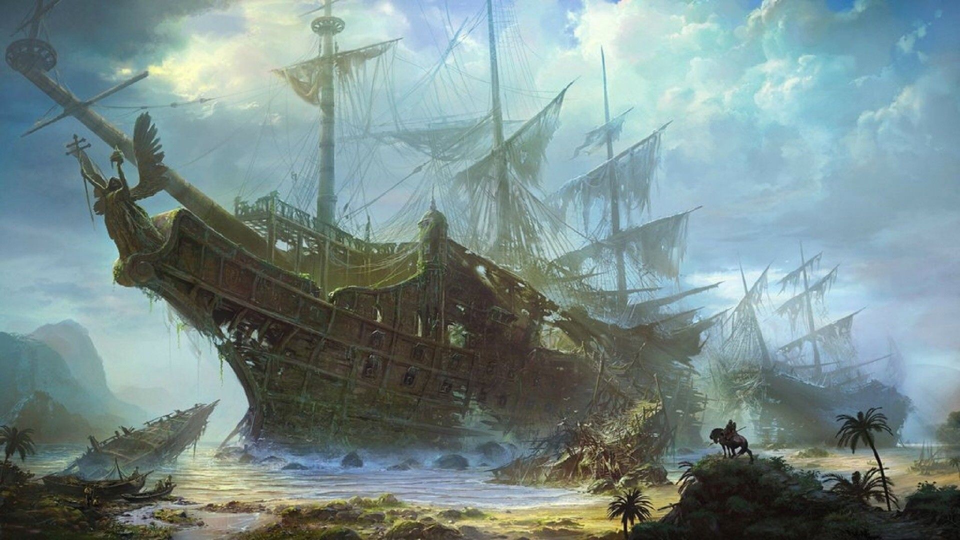 Ghost Ship, Imgur sailing ships, 1920x1080 Full HD Desktop