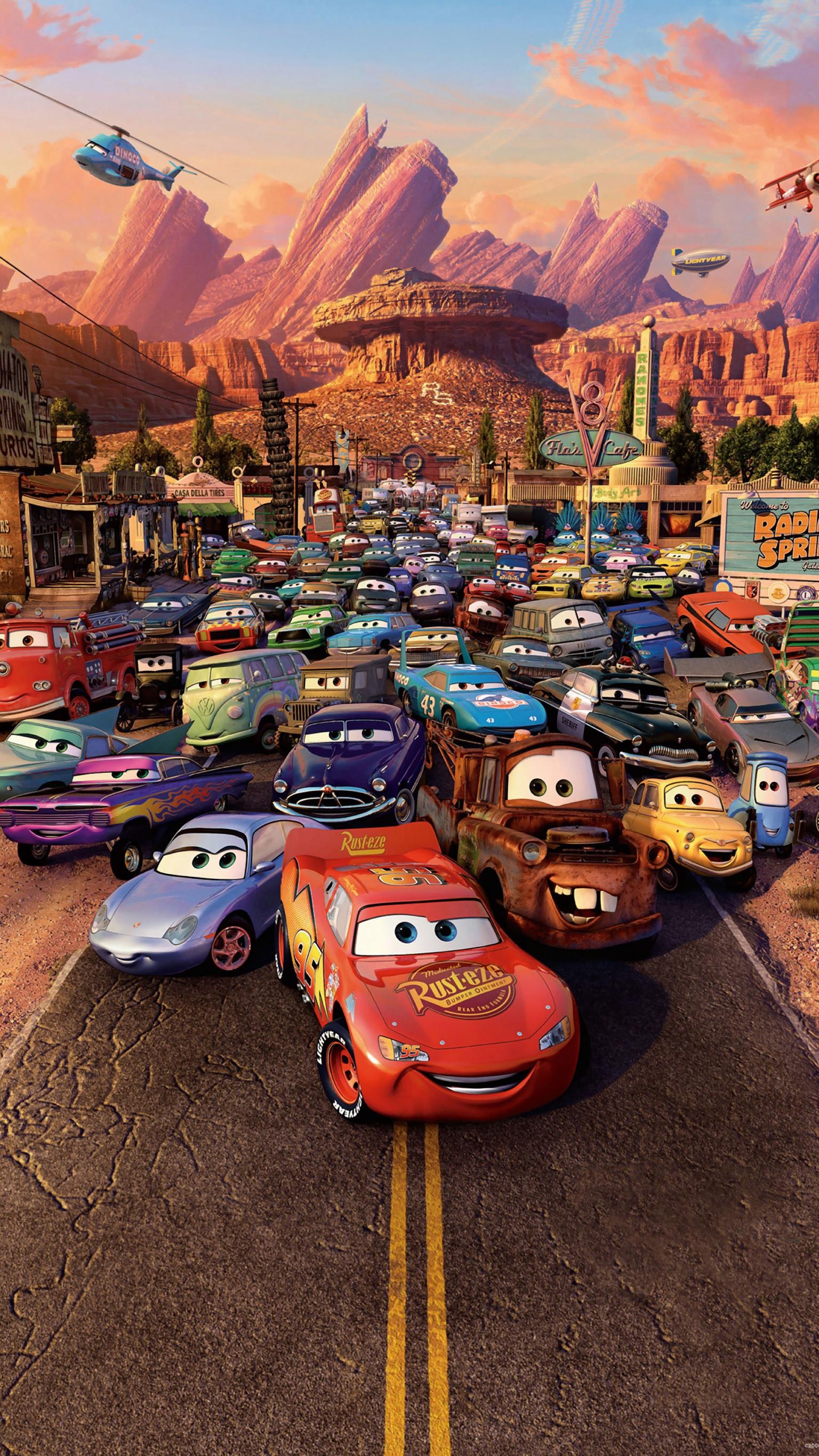 Cars, Pixar Wallpaper, 1540x2740 HD Phone