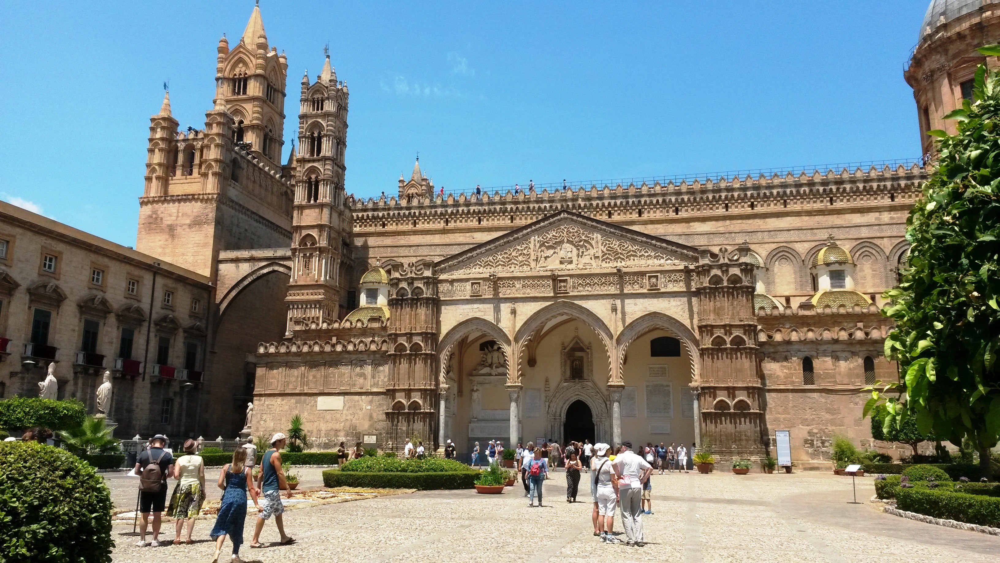 Cathedral, Palermo Wallpaper, 3270x1840 HD Desktop