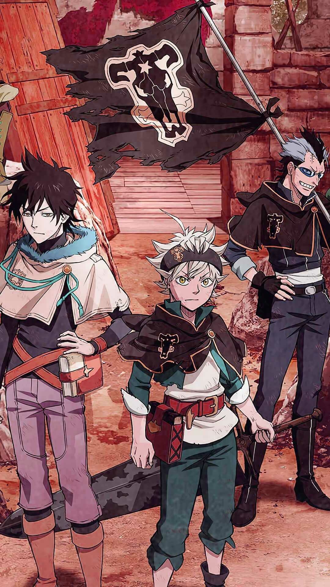 Black Clover, Anime series, Magical powers, Clover kingdom, 1080x1920 Full HD Phone