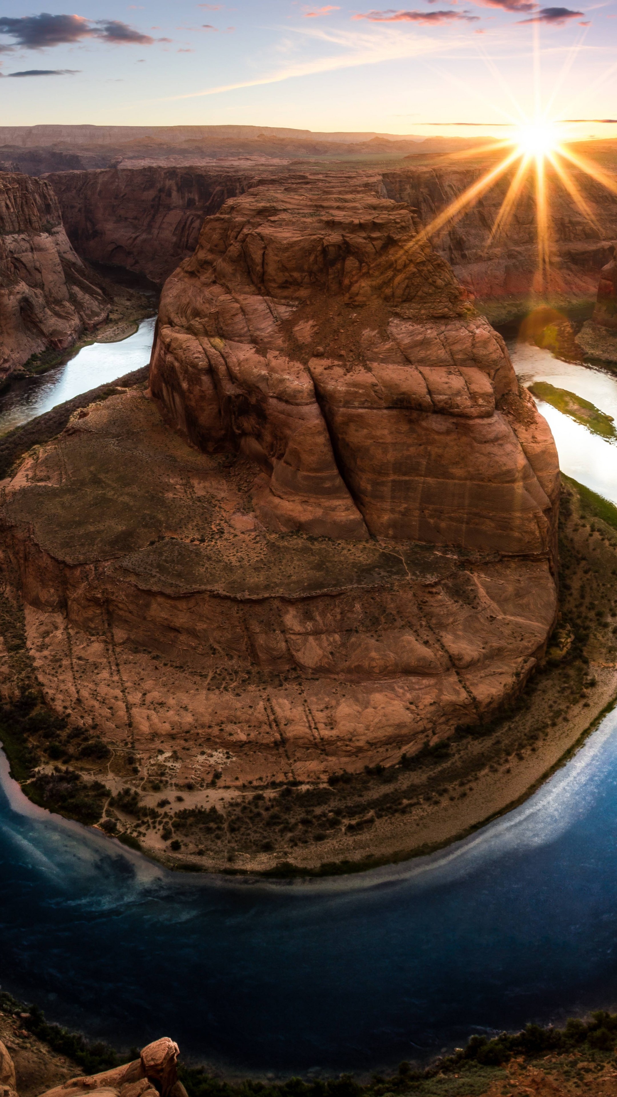 Horseshoe Bend, Arizona nature, 8K, 2160x3840 4K Phone