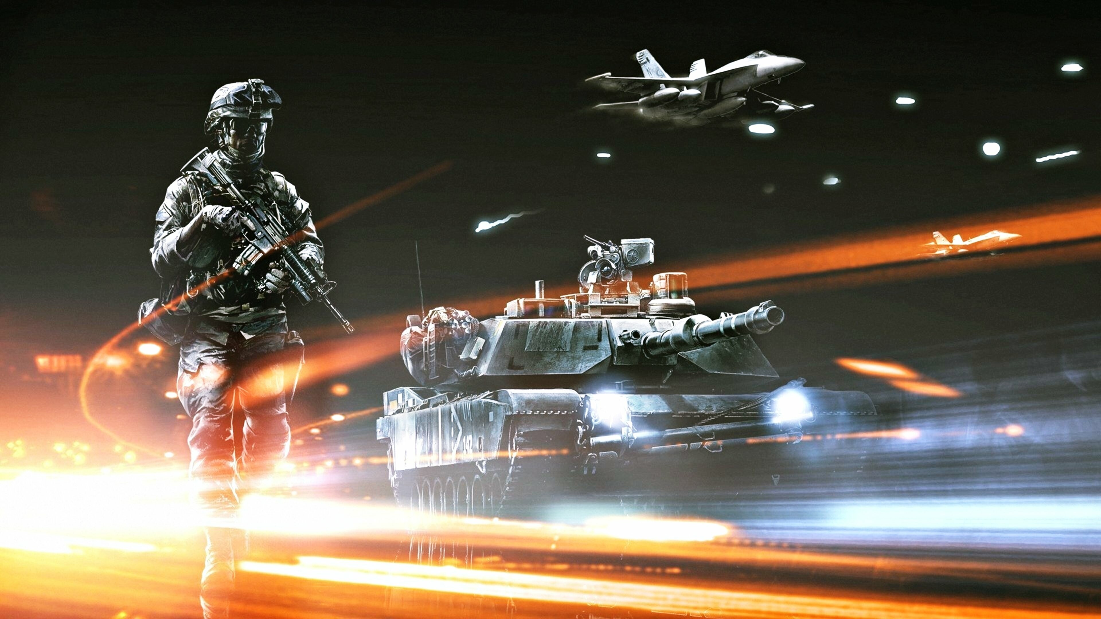 Battlefield 3, Ultra HD 4K wallpaper, Stunning visuals, War-themed, 3840x2160 4K Desktop