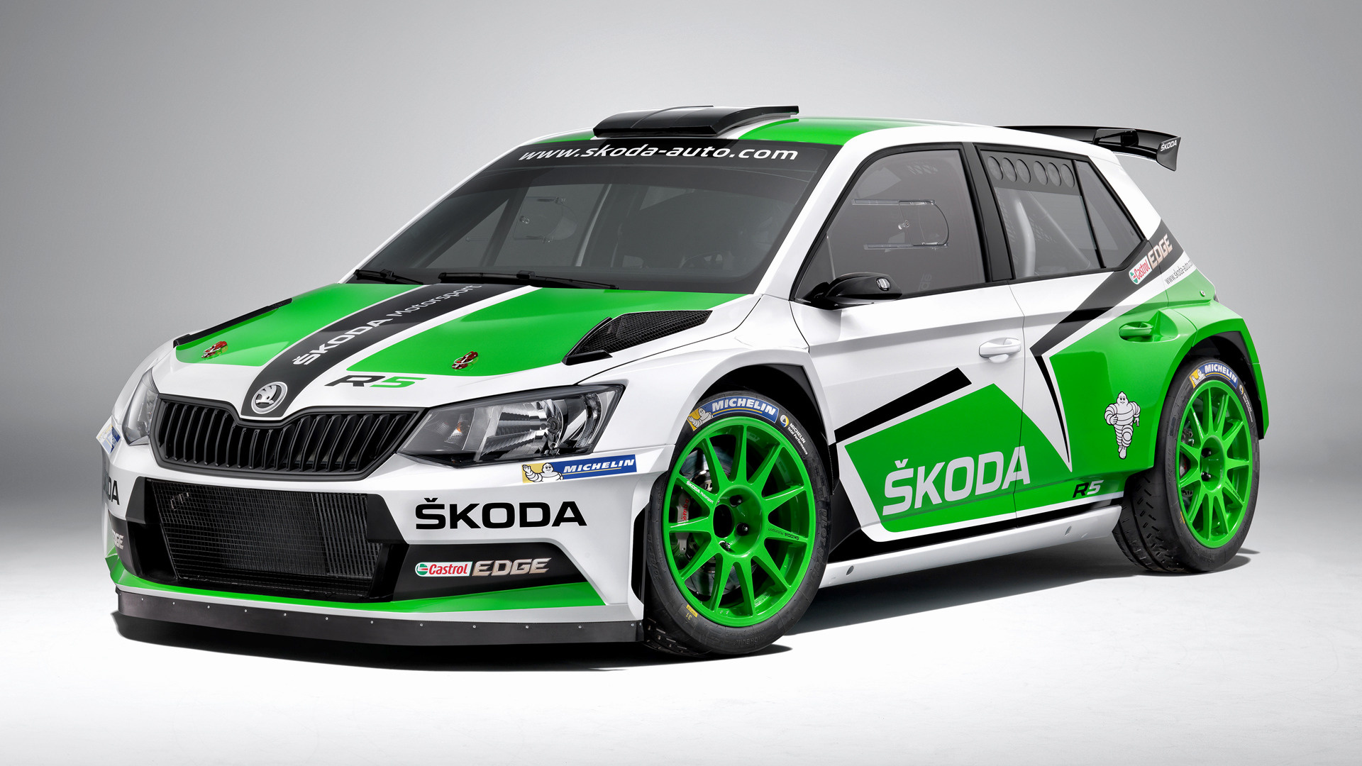 Skoda Fabia, Skoda rally, R5 wallpapers, Sports car excitement, 1920x1080 Full HD Desktop