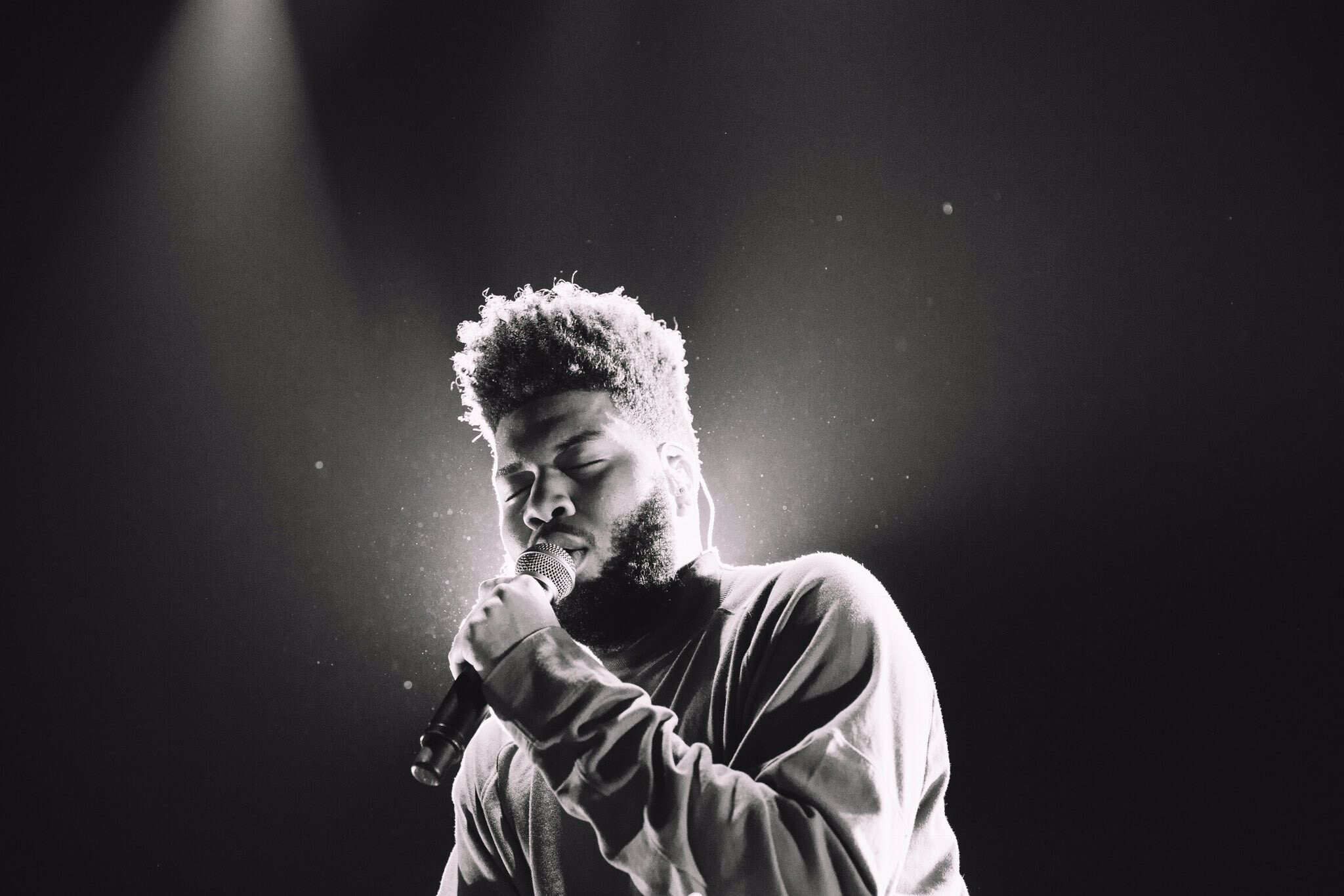 Khalid, Photo in black and white, Singer's photography, Bryson Tiller, 2050x1370 HD Desktop