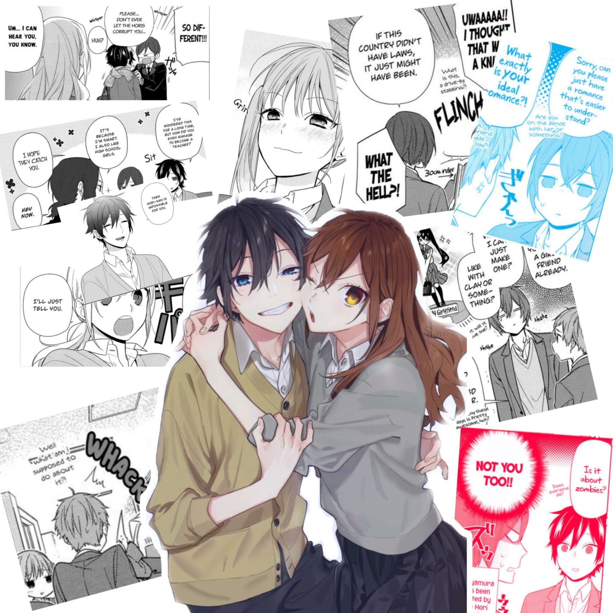 Artwork, Horimiya Wallpaper, 2050x2050 HD Phone