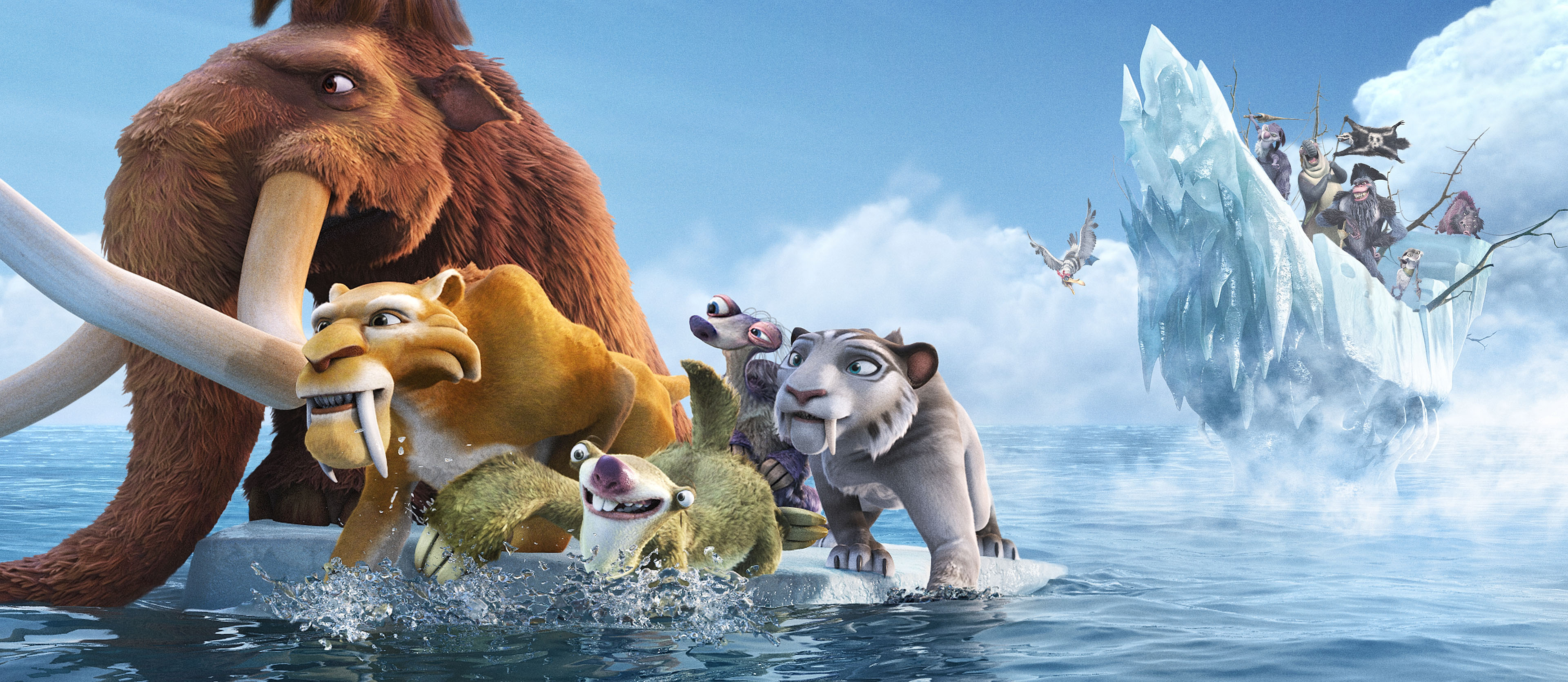 Ice Age, Continental drift, Wallpaper 7 wallpapersbq, 3840x1670 Dual Screen Desktop