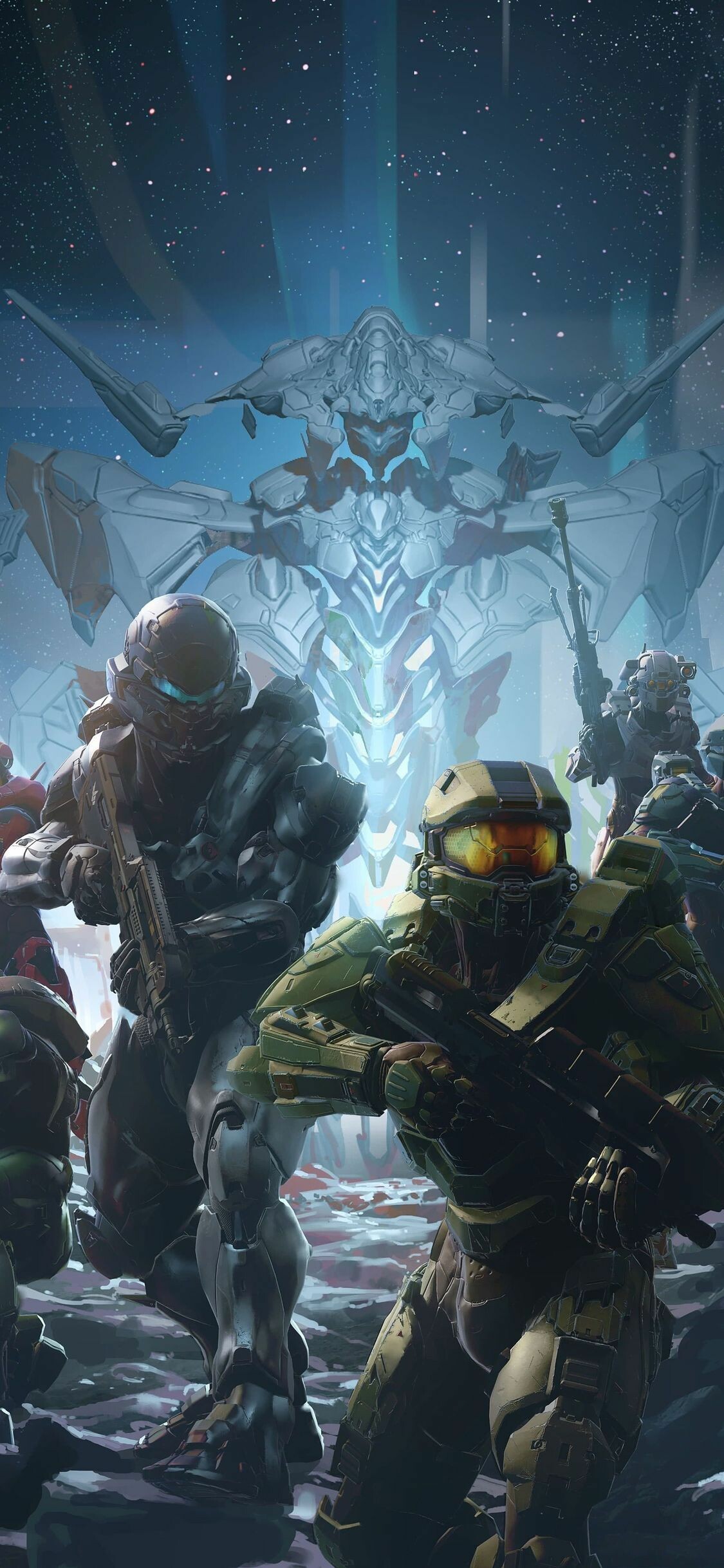 Halo, 4K gaming, Stunning visuals, Epic battles, 1130x2440 HD Phone