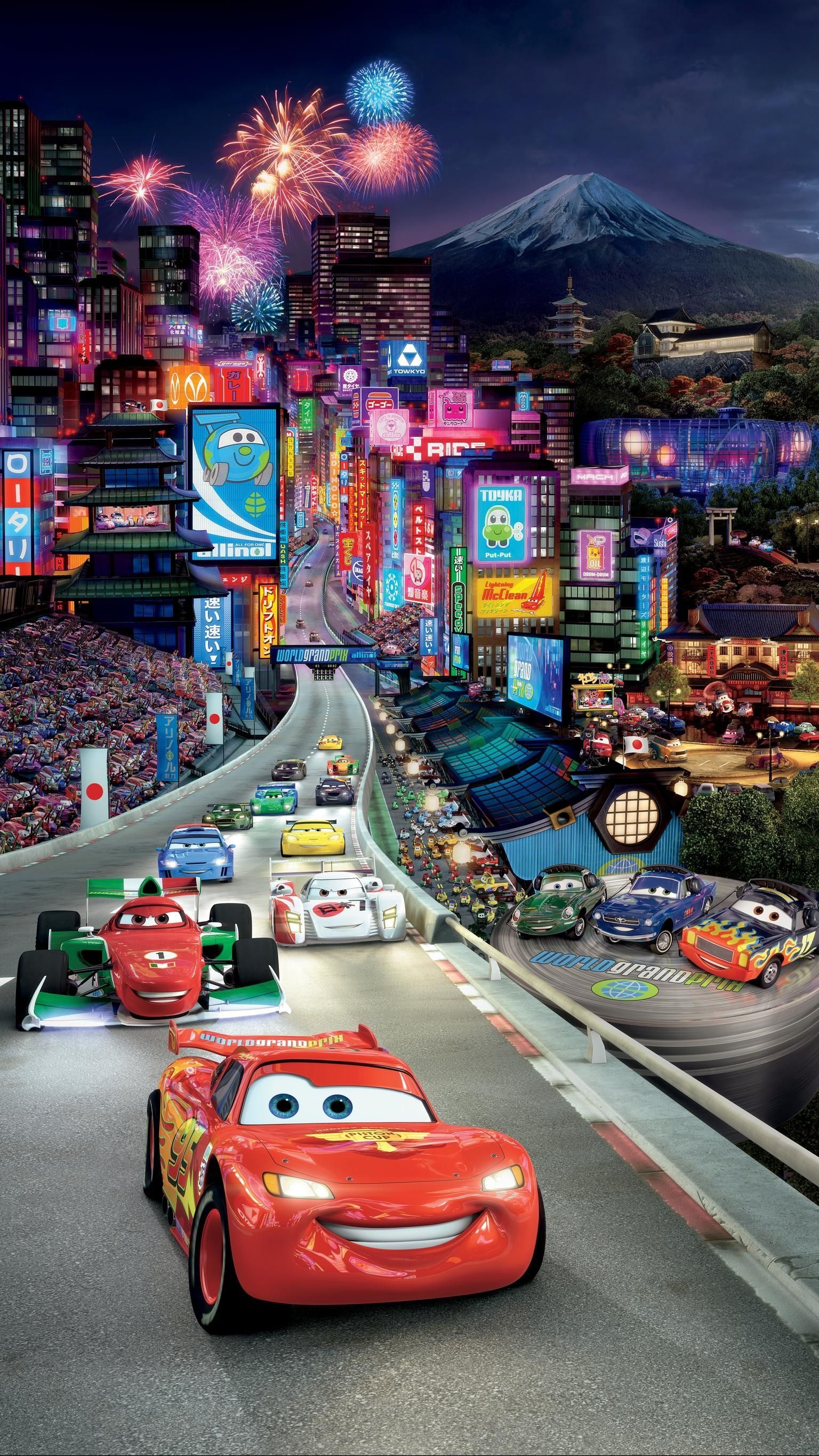 Cars 2, 4K wallpapers, HD backgrounds, 1540x2740 HD Phone