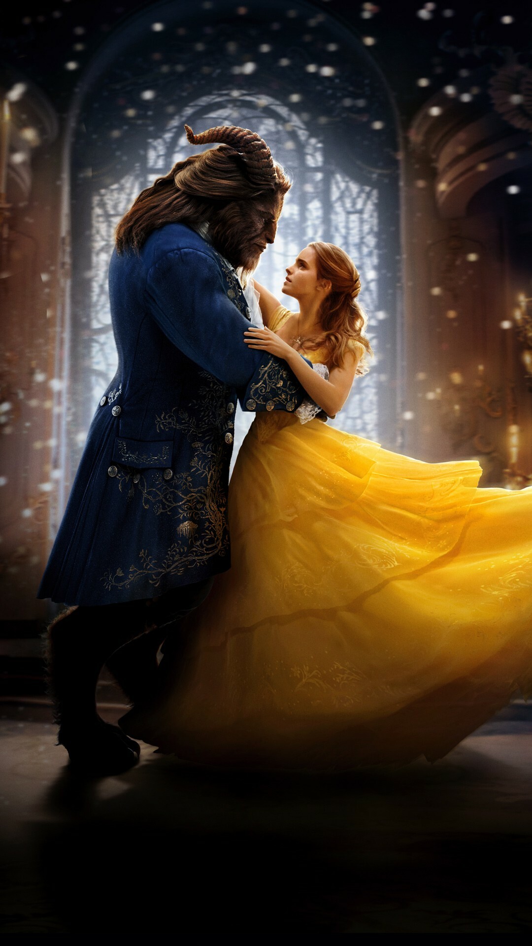 Beauty and the Beast animation, Sensational movie, Captivating visuals, Memorable characters, 1080x1920 Full HD Phone