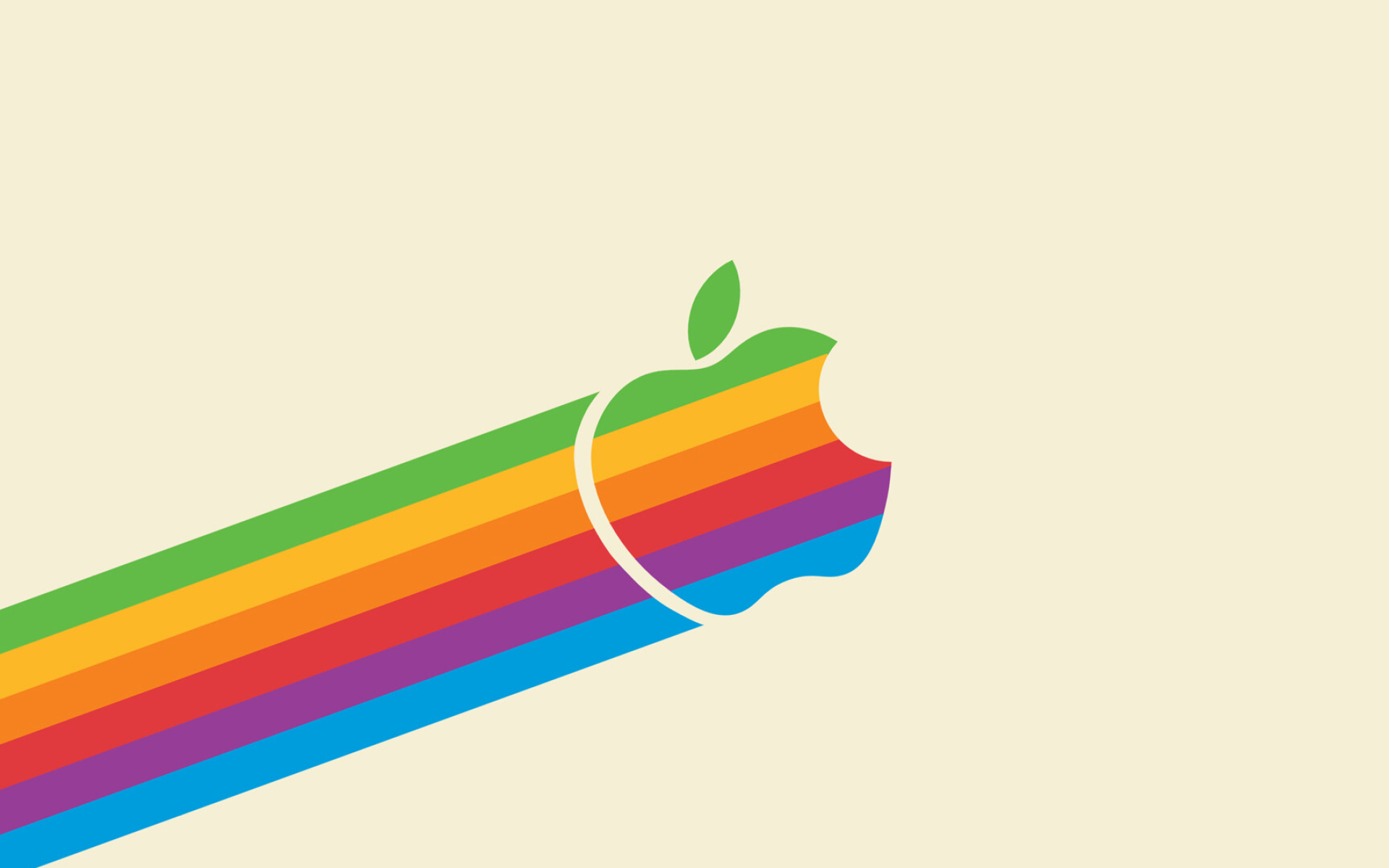 Rainbow Apple Logo, Colorful computer wallpapers, Vibrant visuals, 1920x1200 HD Desktop