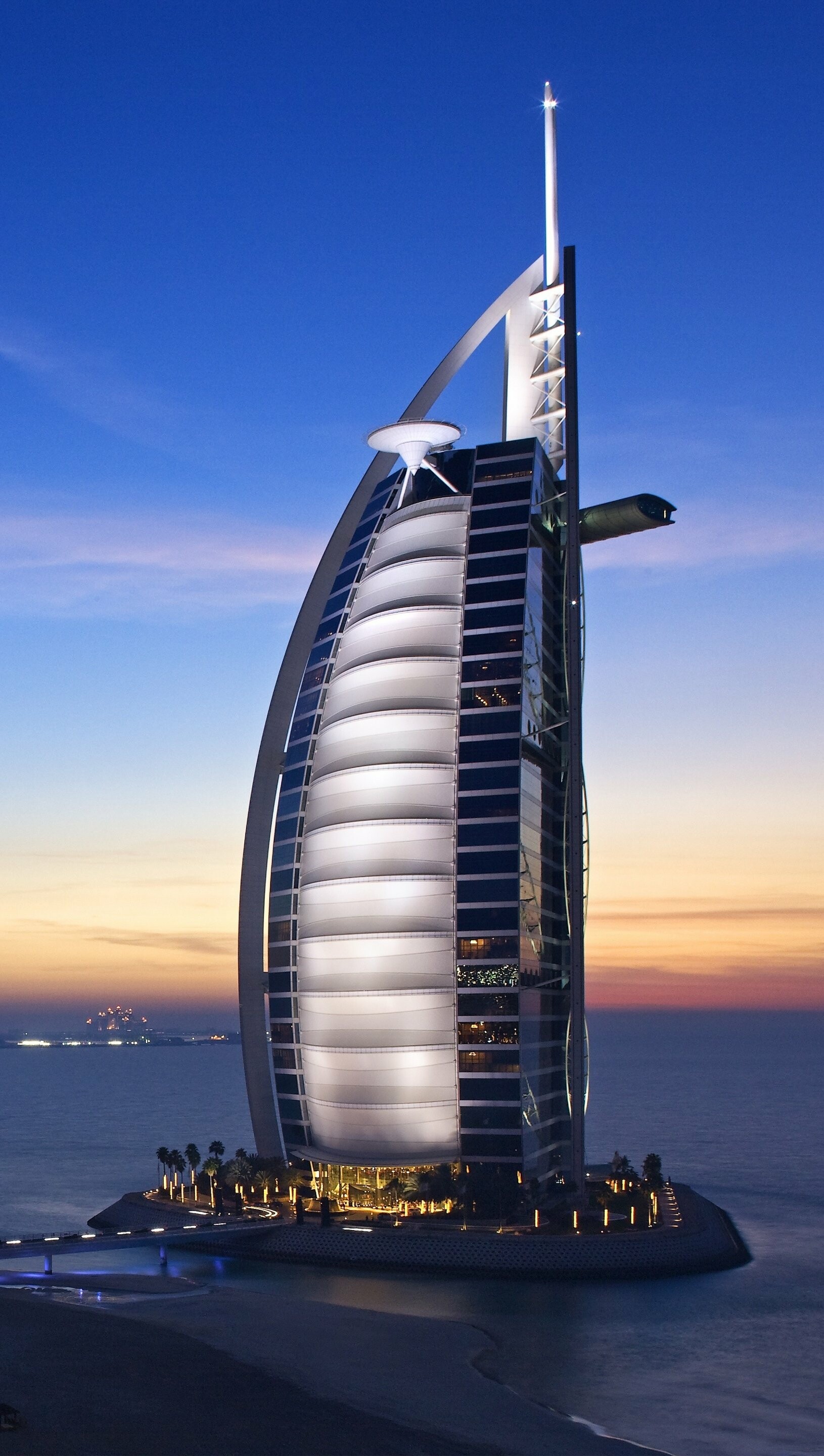 Burj Al Arab, UAE cities, 5K Ultra HD, Iconic landmark, 1630x2880 HD Phone