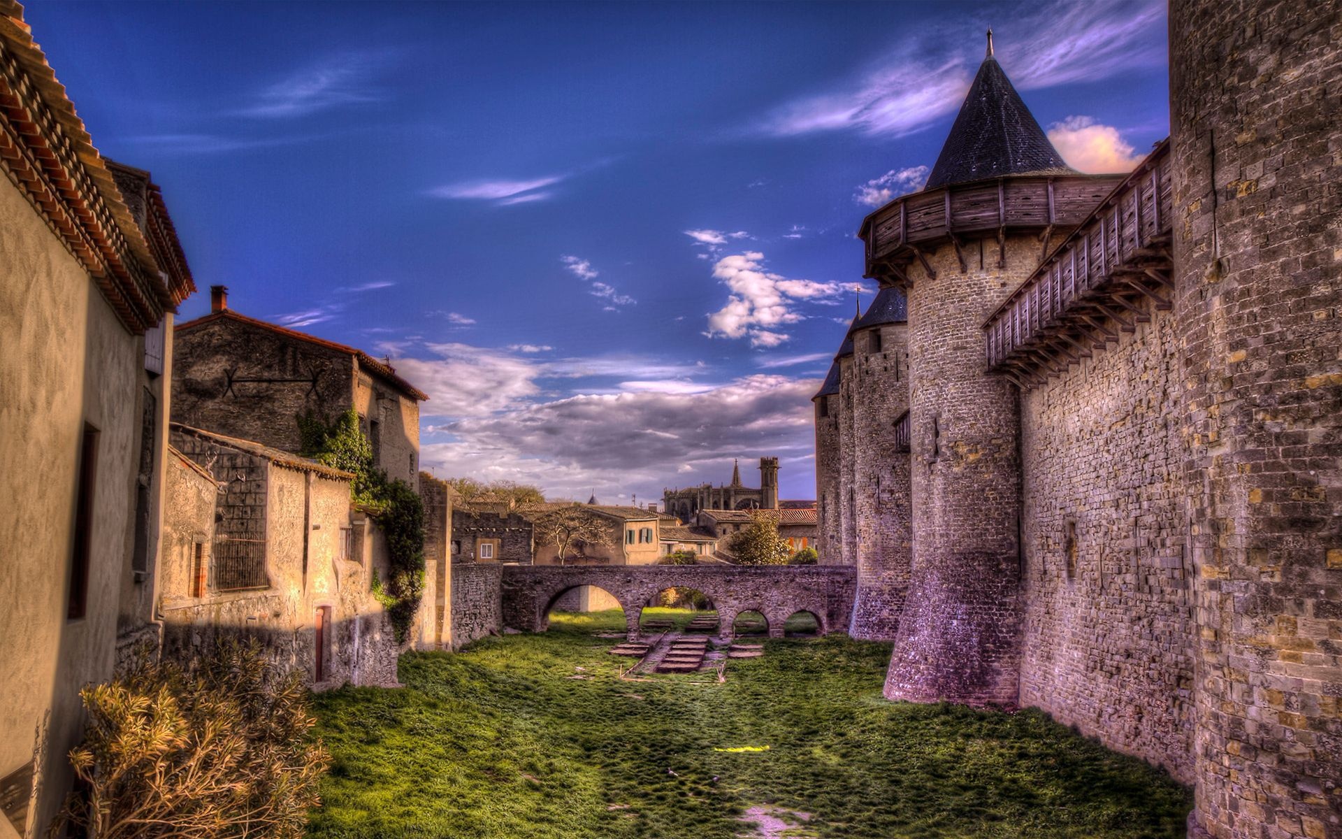 Carcassonne, HD, 1920x1200 HD Desktop