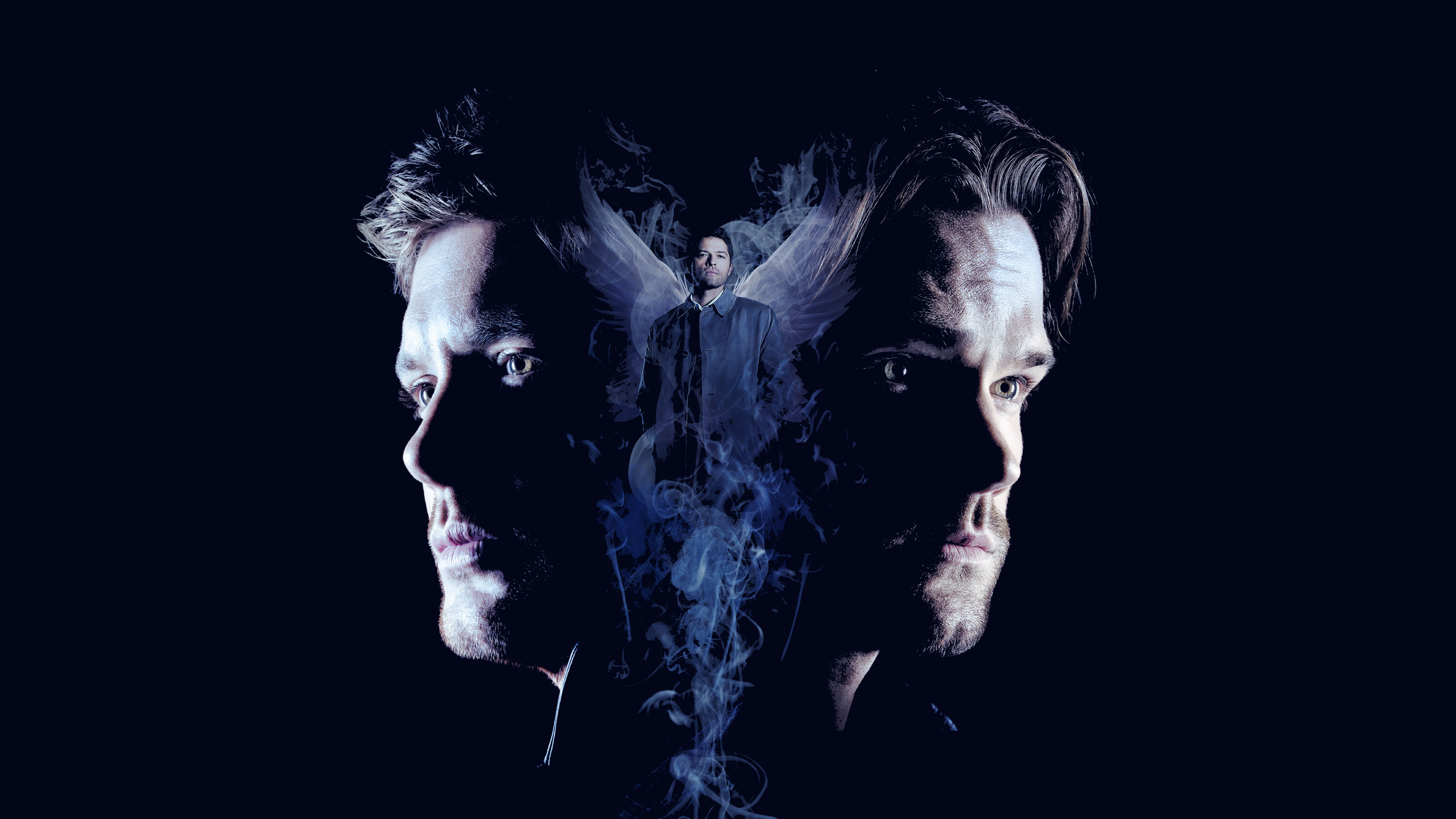 Supernatural season 15 wallpaper, 4K resolution, Iconic imagery, Captivating visuals, 2560x1440 HD Desktop