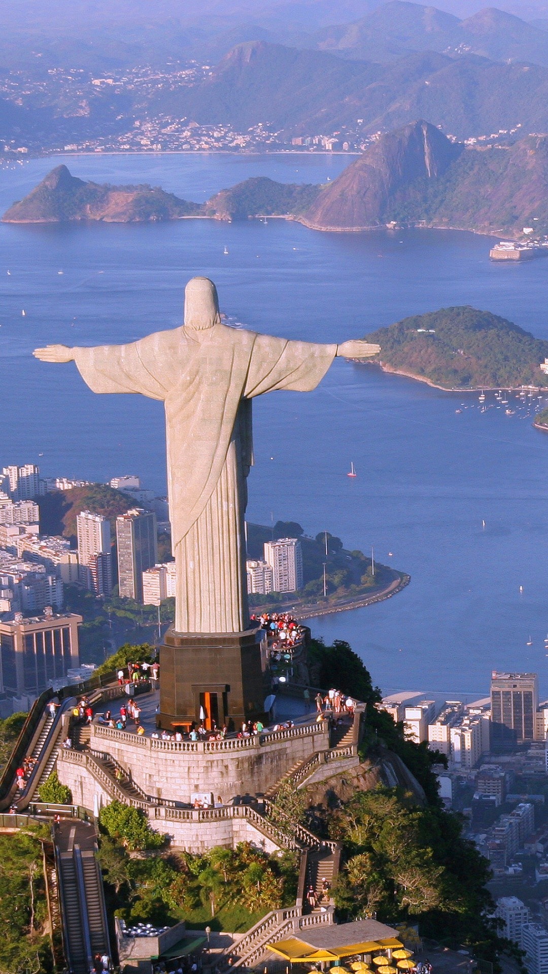 Christ the Redeemer, Exquisite architecture, Rio de Janeiro, Iconic structure, 1080x1920 Full HD Phone