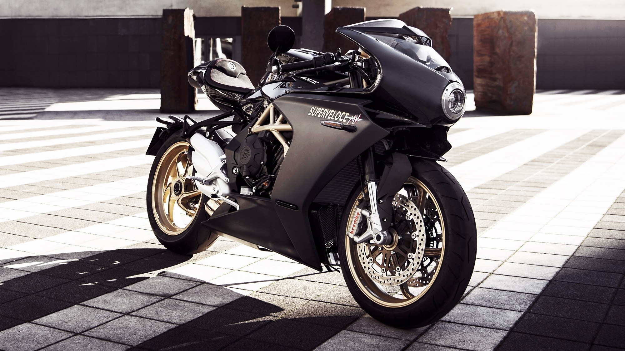 MV Agusta Superveloce, Sleek black beauty, Mega gallery, Exquisite Italian craftsmanship, 2000x1130 HD Desktop